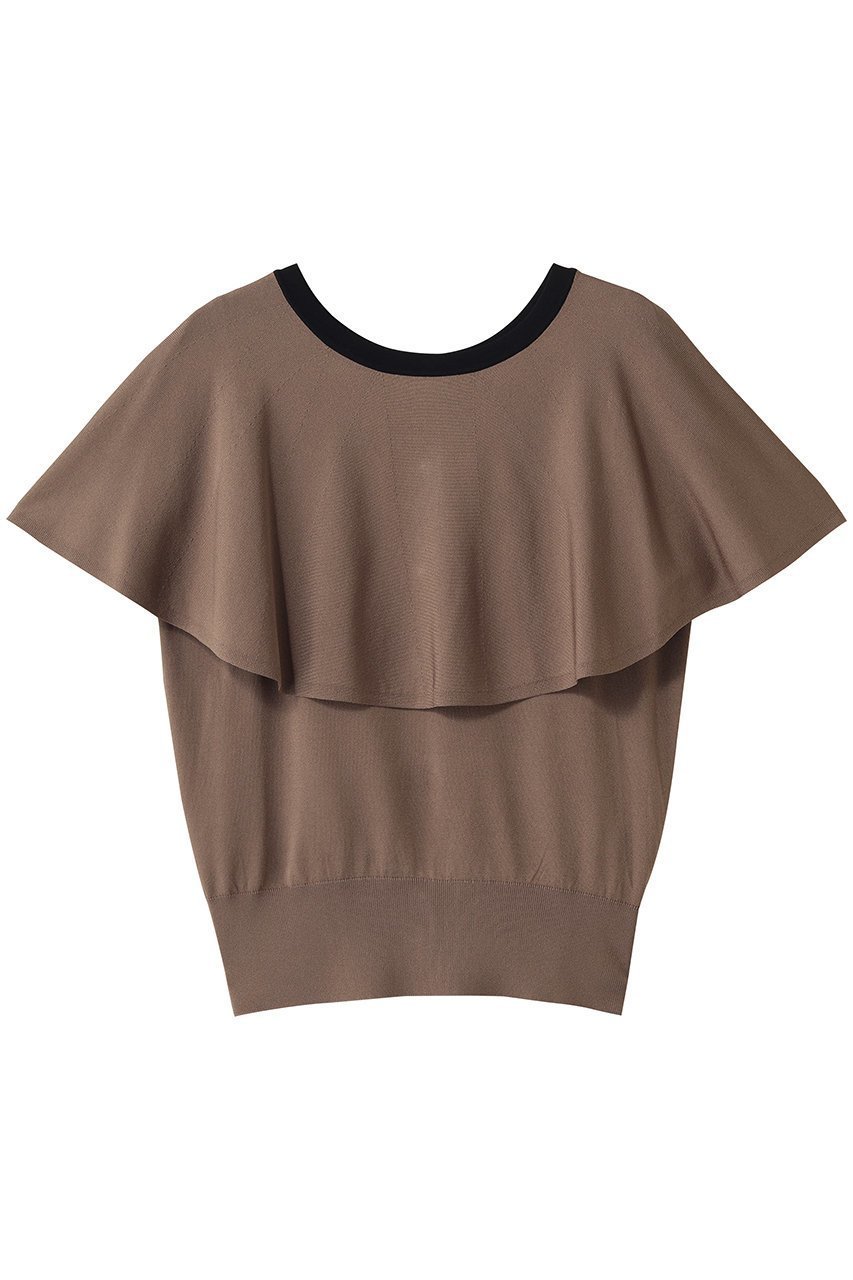 【ティアラ/Tiara】のケープカラーニット 人気、トレンドファッション・服の通販 founy(ファニー) 　ファッション　Fashion　レディースファッション　Fashion for Women　トップス・カットソー　Cut & Sew Tops　ニット　Knit Tops & Sweaters　カジュアルプルオーバー・ニットトップス　Pullovers & Knit Tops / Casual Pullovers　フレア　Flare, Flared　新作・新入荷　New Arrivals / New In　 other-1|ID: prp329100004903909 ipo3291000000036705015