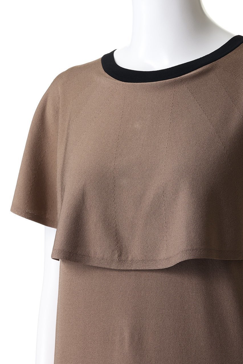 【ティアラ/Tiara】のケープカラーニット 人気、トレンドファッション・服の通販 founy(ファニー) 　ファッション　Fashion　レディースファッション　Fashion for Women　トップス・カットソー　Cut & Sew Tops　ニット　Knit Tops & Sweaters　カジュアルプルオーバー・ニットトップス　Pullovers & Knit Tops / Casual Pullovers　フレア　Flare, Flared　新作・新入荷　New Arrivals / New In　other-5|ID: prp329100004903909 ipo3291000000036705030