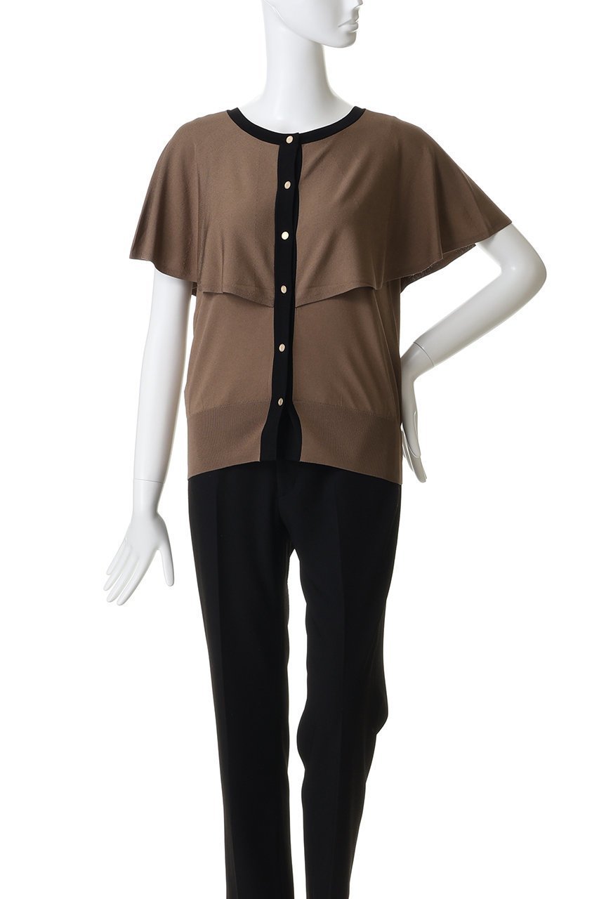 【ティアラ/Tiara】のケープカラーニット 人気、トレンドファッション・服の通販 founy(ファニー) 　ファッション　Fashion　レディースファッション　Fashion for Women　トップス・カットソー　Cut & Sew Tops　ニット　Knit Tops & Sweaters　カジュアルプルオーバー・ニットトップス　Pullovers & Knit Tops / Casual Pullovers　フレア　Flare, Flared　新作・新入荷　New Arrivals / New In　other-6|ID: prp329100004903909 ipo3291000000036705032