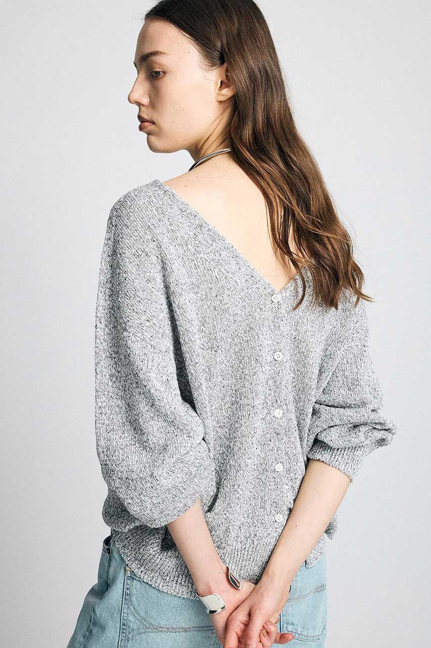 【ブリル/BRILL】のメランジ2WAY カーディガン インテリア・キッズ・メンズ・レディースファッション・服の通販 founy(ファニー) 　ファッション　Fashion　レディースファッション　Fashion for Women　トップス・カットソー　Cut & Sew Tops　ニット　Knit Tops & Sweaters　カーディガン・羽織り　Layered Style Cardigans　カーディガン　Cardigan, Knitwear　シルク　Silk, 100% Silk　スリット　Slit, Slit Detail　ホールガーメント　WholeGarment, Seamless Knit　メランジ　Melange, Mixed Yarn　吸水　Absorbent, Quick-Dry　新作・新入荷　New Arrivals / New In　ライトグレー|ID: prp329100004903913 ipo3291000000036705056