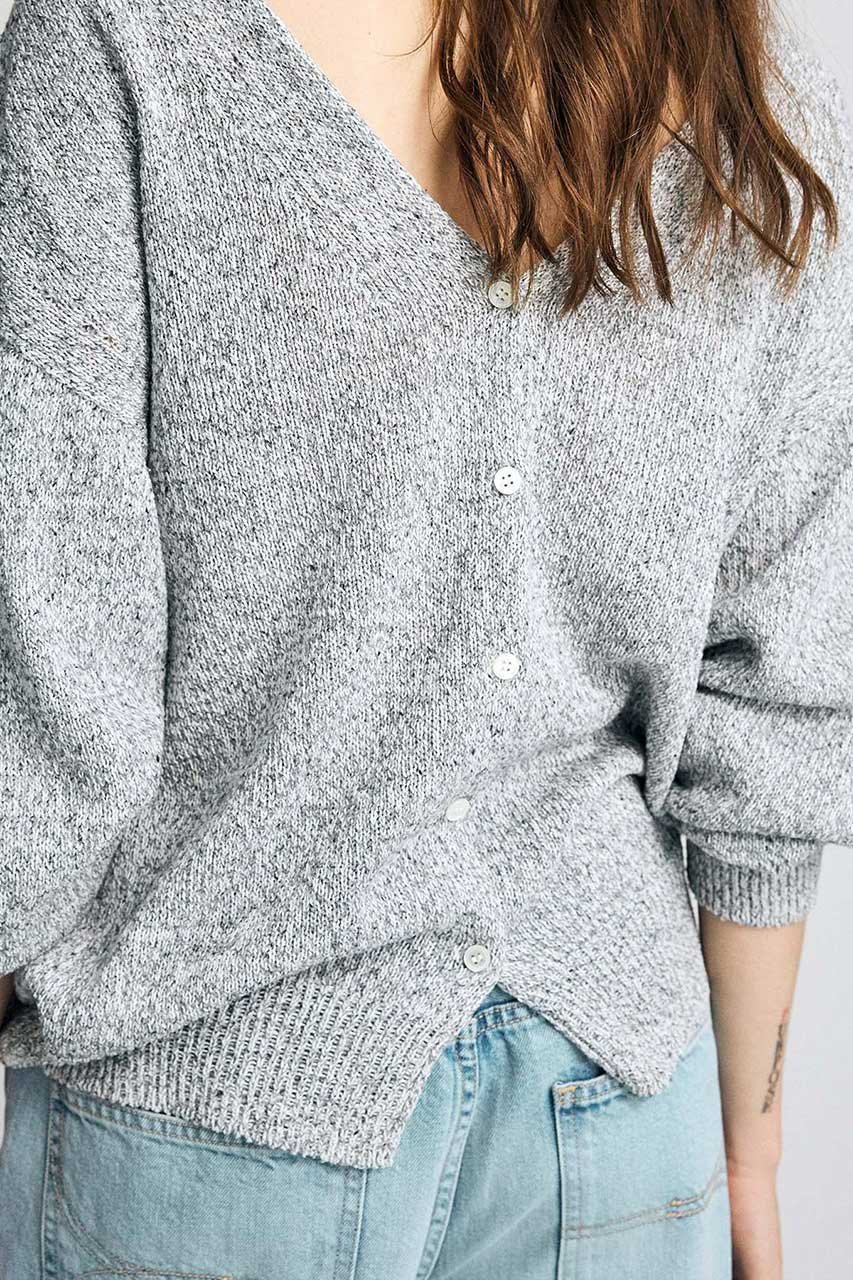 【ブリル/BRILL】のメランジ2WAY カーディガン 人気、トレンドファッション・服の通販 founy(ファニー) 　ファッション　Fashion　レディースファッション　Fashion for Women　トップス・カットソー　Cut & Sew Tops　ニット　Knit Tops & Sweaters　カーディガン・羽織り　Layered Style Cardigans　カーディガン　Cardigan, Knitwear　シルク　Silk, 100% Silk　スリット　Slit, Slit Detail　ホールガーメント　WholeGarment, Seamless Knit　メランジ　Melange, Mixed Yarn　吸水　Absorbent, Quick-Dry　新作・新入荷　New Arrivals / New In　other-5|ID: prp329100004903913 ipo3291000000036705066