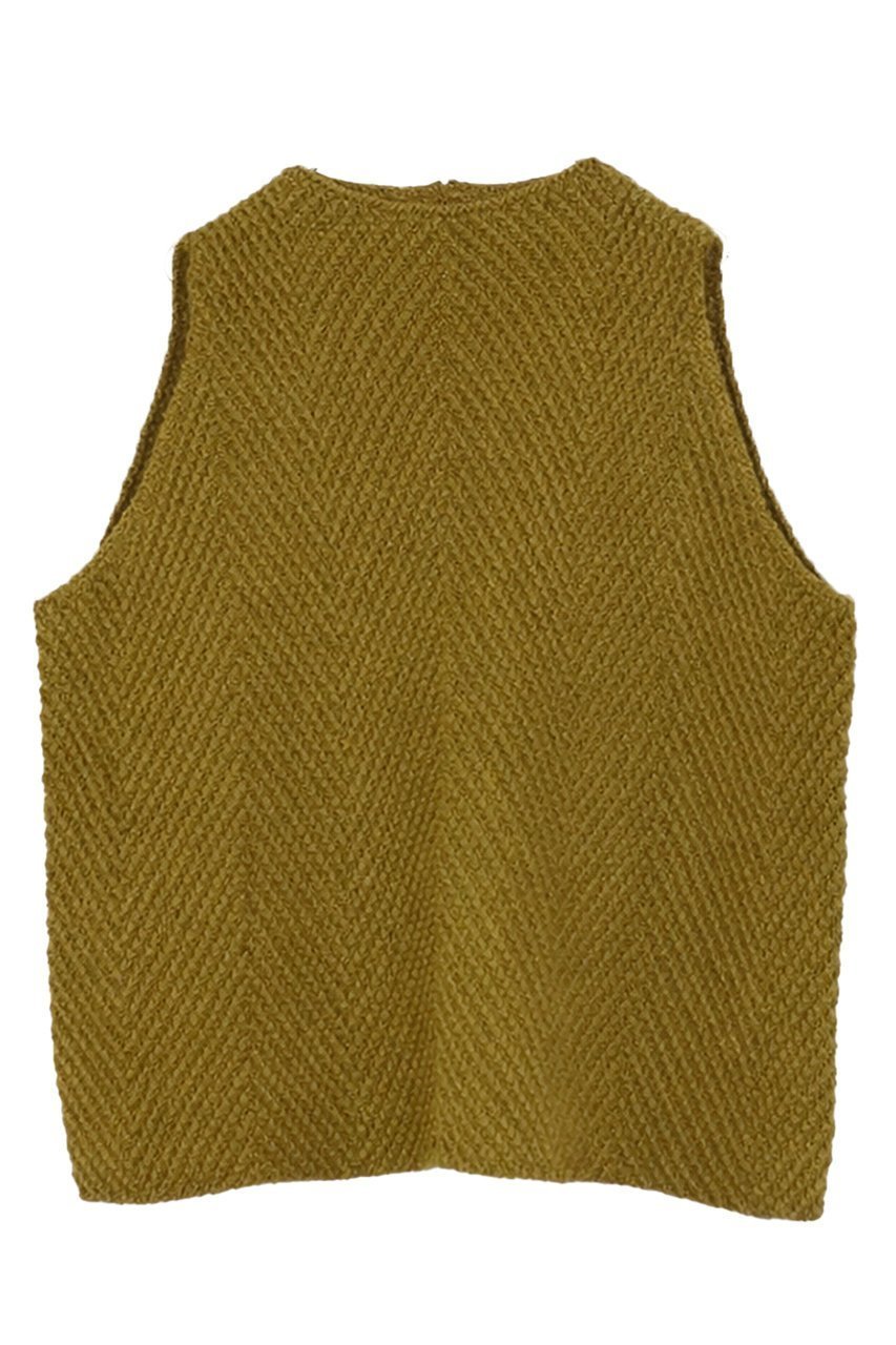 【マリリンムーン/MARILYN MOON】の【WALANCE】ペーパーニットノースリーブトップス インテリア・キッズ・メンズ・レディースファッション・服の通販 founy(ファニー) 　ファッション　Fashion　レディースファッション　Fashion for Women　トップス・カットソー　Cut & Sew Tops　ニット　Knit Tops & Sweaters　キャミソール&ノースリーブ　Camisoles & Sleeveless Tops　カジュアルプルオーバー・ニットトップス　Pullovers & Knit Tops / Casual Pullovers　スリット　Slit, Slit Detail　ノースリーブ　Sleeveless, No-Sleeve　ハイネック　High Neck, Mock Neck　エレガント 上品　Elegant　新作・新入荷　New Arrivals / New In　オリーブ|ID: prp329100004903916 ipo3291000000036705081