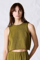 【マリリンムーン/MARILYN MOON】の【WALANCE】ペーパーニット2wayトップス オリーブ|ID: prp329100004903917 ipo3291000000036705091