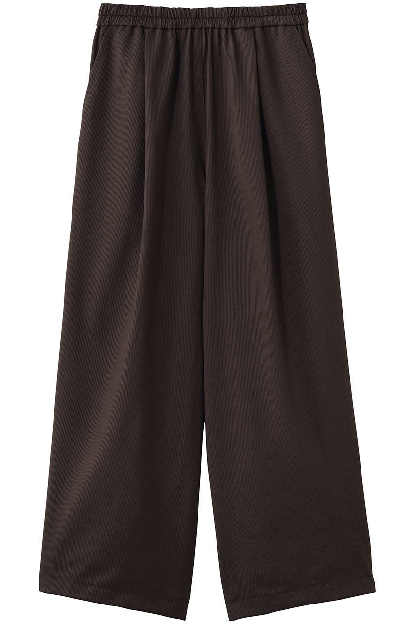 【フローレント/FLORENT】のクールドライサッカー ジャージーパンツ インテリア・キッズ・メンズ・レディースファッション・服の通販 founy(ファニー) 　ファッション　Fashion　レディースファッション　Fashion for Women　パンツ　Pants & Trousers　サッカー　Seersucker, Summer Fabric　デスク　Desk, Work Desk　ワーク　Workwear, Utility Style　吸水　Absorbent, Quick-Dry　新作・新入荷　New Arrivals / New In　旅行　Travel　ブラウン|ID: prp329100004903925 ipo3291000000036705142