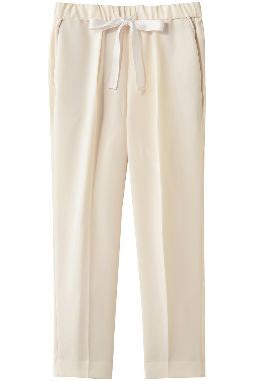 【ティアラ/Tiara】の《定番》イージータックパンツ インテリア・キッズ・メンズ・レディースファッション・服の通販 founy(ファニー) 　ファッション　Fashion　レディースファッション　Fashion for Women　パンツ　Pants & Trousers　センター　Center, Center Line　リボン　Ribbon, Bow　エレガント 上品　Elegant　定番　Standard, Basic Item　新作・新入荷　New Arrivals / New In　アイボリー|ID: prp329100004903926 ipo3291000000036705162