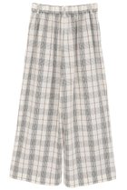 【マルティニーク/martinique】のタッサーワイドパンツ(セットアップ可) チェック|ID: prp329100004903939 ipo3291000000036705280