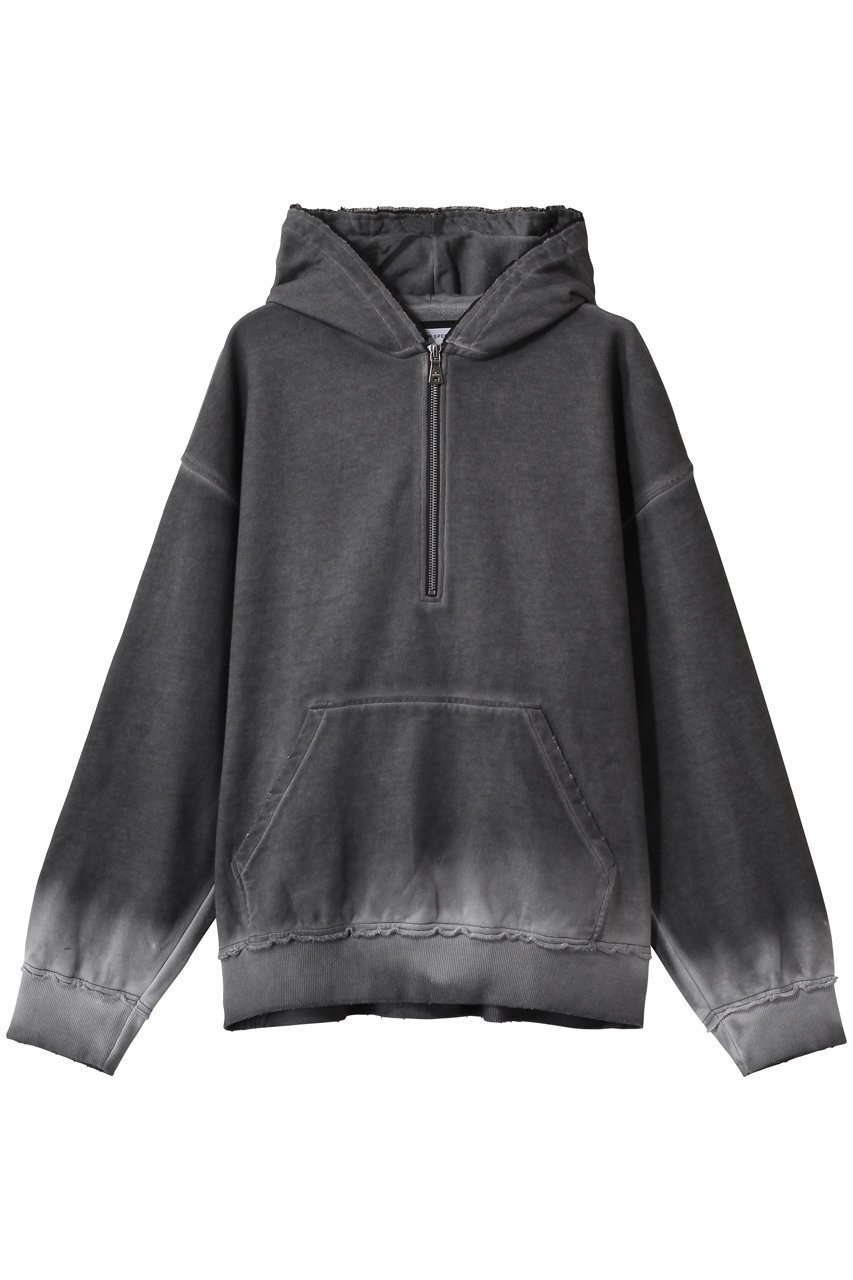 【メゾンスペシャル/MAISON SPECIAL】の【UNISEX】DEEP FRONT ハーフジップパーカーPO 人気、トレンドファッション・服の通販 founy(ファニー) 　ファッション　Fashion　レディースファッション　Fashion for Women　トップス・カットソー　Cut & Sew Tops　シャツ・ブラウス・オフィスカジュアル　Elegant Blouses & Button-Ups　レディースパーカー・カジュアルフーディー　Casual Hoodies & Sweatshirts　ロングTシャツ・Tシャツ　Longline T-Shirts & Tees　スウェット・クルーネックトップス　Sweatshirts & Crewnecks / Relaxed Fit Sweat Tops　カットソー・ベーシックTシャツ　Cut-and-Sewn Tops / Stretch Tees & Basics　ユニセックス　Unisex, Genderless　インナー　Innerwear　カットオフ　Cut-Off Design　ダメージ　Distressed, Destroyed　リラックス　Relax, Relaxed Fit　 other-1|ID: prp329100004904473 ipo3291000000036712764