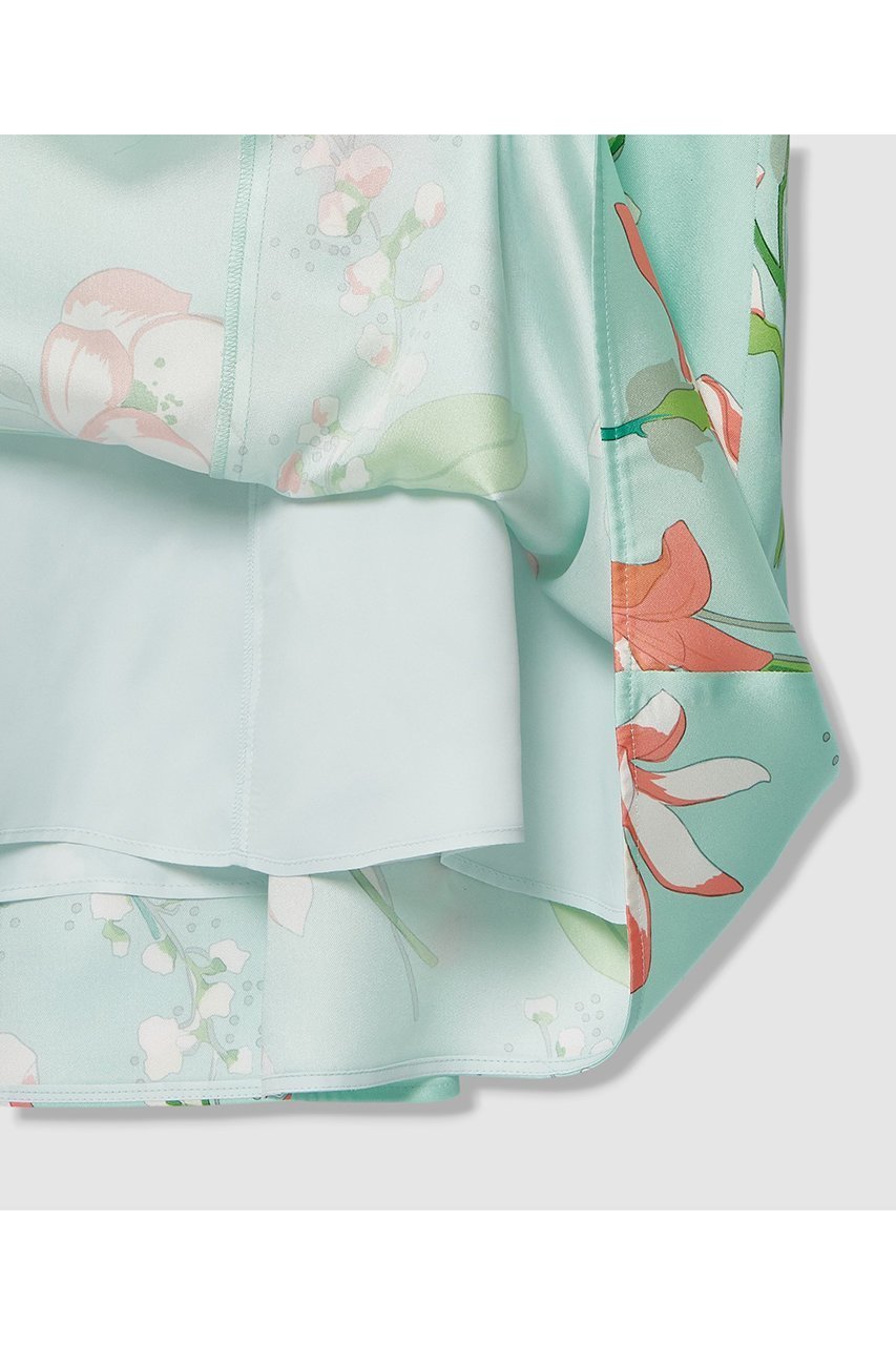 【アナイ/ANAYI】のリリーフラワープリントフレア ワンピース 人気、トレンドファッション・服の通販 founy(ファニー) 　ファッション　Fashion　レディースファッション　Fashion for Women　ワンピース　Dresses　チュニック　Tunic Tops & Dresses　おすすめ　Recommended / Our Picks　チュニック　Tunic, Long Top　ツイル　Twist, Twisted Detail　フォルム　Silhouette, Form　プリント　Print, Printed Pattern　ロング　Long, Long-Length　春　Spring　other-5|ID: prp329100004904489 ipo3291000000036712896