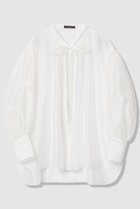 【アルアバイル/allureville】のスリーブコンシャスブラウス 人気、トレンドファッション・服の通販 founy(ファニー) ファッション Fashion レディースファッション Fashion for Women トップス・カットソー Cut & Sew Tops シャツ・ブラウス・オフィスカジュアル Elegant Blouses & Button-Ups ギャザー Gathered, Ruffled シンプル Simple, Minimal スタンド Stand Collar, Upright Stand スリーブ Sleeve, Long Sleeve / Short Sleeve フロント Front, Front Design ロング Long, Long-Length エレガント 上品 Elegant thumbnail ホワイト|ID: prp329100004904490 ipo3291000000036712902