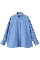 【プルミエ アロンディスモン/1er Arrondissement】のブザムシャツ 人気、トレンドファッション・服の通販 founy(ファニー) ファッション Fashion レディースファッション Fashion for Women トップス・カットソー Cut & Sew Tops シャツ・ブラウス・オフィスカジュアル Elegant Blouses & Button-Ups スリーブ Sleeve, Long Sleeve / Short Sleeve モダン Modern, Contemporary ロング Long, Long-Length エレガント 上品 Elegant thumbnail サックス|ID: prp329100004904493 ipo3291000000036712920