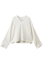 【ベイジ,/BEIGE,】のRUE(ルー)/ドライタッチVネック配色ステッチブラウス 人気、トレンドファッション・服の通販 founy(ファニー) ファッション Fashion レディースファッション Fashion for Women トップス・カットソー Cut & Sew Tops シャツ・ブラウス・オフィスカジュアル Elegant Blouses & Button-Ups Vネックトップス V-Neck Tops / V-Cut Neckline Shirts おすすめ Recommended / Our Picks とろみ Fluid, Flowy Fabric ショート Short, Short Length スリーブ Sleeve, Long Sleeve / Short Sleeve タイトスカート Pencil Skirt, Tight Skirt バランス Balance, Style Balance ロング Long, Long-Length ワイド Wide, Wide Fit エレガント 上品 Elegant thumbnail Ecru|ID: prp329100004904503 ipo3291000000036712988