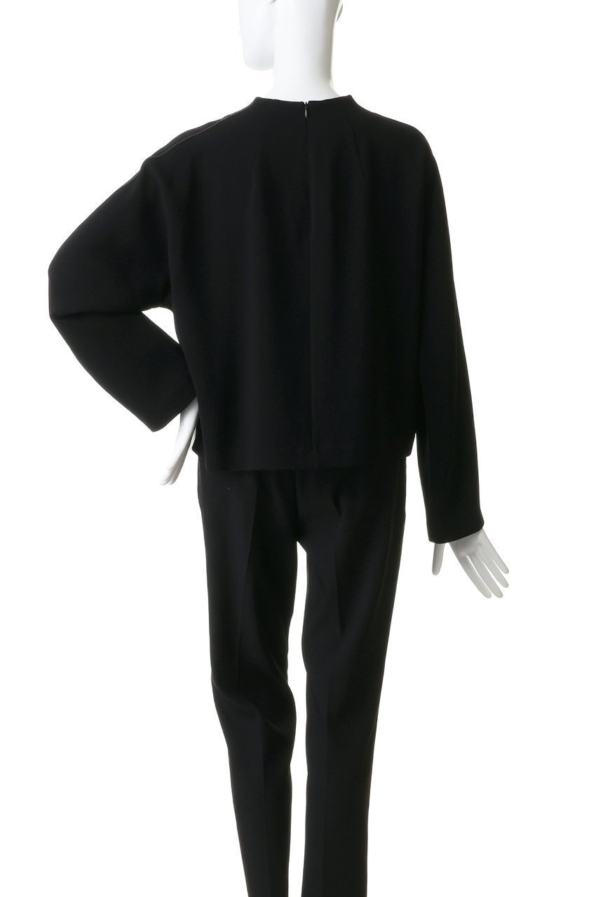 【ベイジ,/BEIGE,】のRUE(ルー)/ドライタッチVネック配色ステッチブラウス 人気、トレンドファッション・服の通販 founy(ファニー) 　ファッション　Fashion　レディースファッション　Fashion for Women　トップス・カットソー　Cut & Sew Tops　シャツ・ブラウス・オフィスカジュアル　Elegant Blouses & Button-Ups　Vネックトップス　V-Neck Tops / V-Cut Neckline Shirts　おすすめ　Recommended / Our Picks　とろみ　Fluid, Flowy Fabric　ショート　Short, Short Length　スリーブ　Sleeve, Long Sleeve / Short Sleeve　タイトスカート　Pencil Skirt, Tight Skirt　バランス　Balance, Style Balance　ロング　Long, Long-Length　ワイド　Wide, Wide Fit　エレガント 上品　Elegant　other-4|ID: prp329100004904503 ipo3291000000036712995