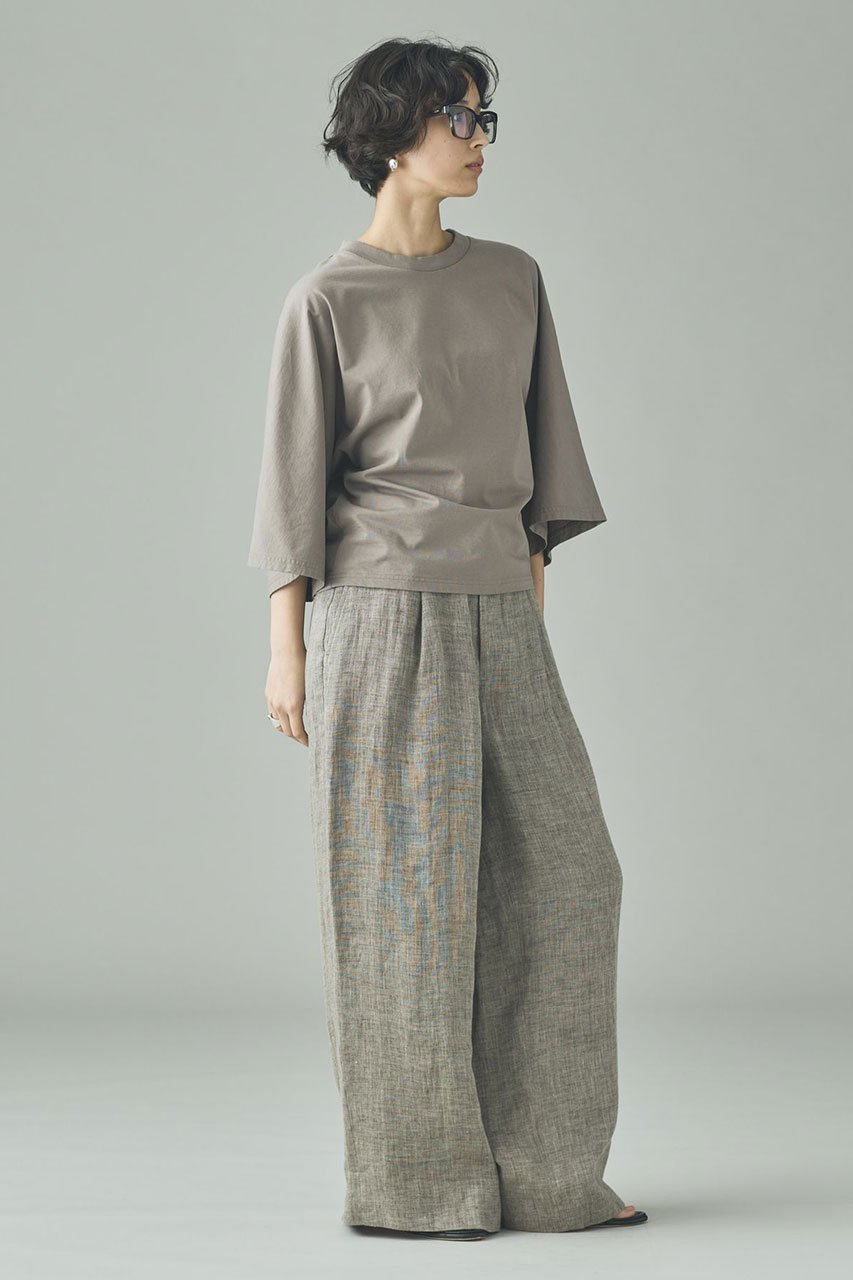 【カレンソロジー/Curensology】のドルマンナローTシャツ 人気、トレンドファッション・服の通販 founy(ファニー) 　ファッション　Fashion　レディースファッション　Fashion for Women　トップス・カットソー　Cut & Sew Tops　シャツ・ブラウス・オフィスカジュアル　Elegant Blouses & Button-Ups　ロングTシャツ・Tシャツ　Longline T-Shirts & Tees　カットソー・ベーシックTシャツ　Cut-and-Sewn Tops / Stretch Tees & Basics　なめらか　Smooth, Silky Texture　インド　Indian Textile　ショート　Short, Short Length　スリーブ　Sleeve, Long Sleeve / Short Sleeve　ダウン　Down, Puffer　other-6|ID: prp329100004904525 ipo3291000000036713118