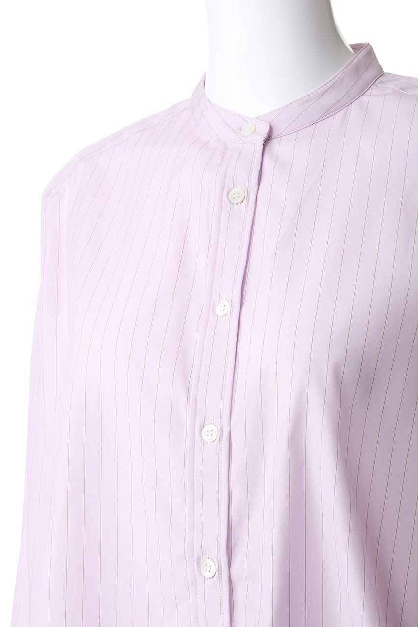 【ミディウミ/MidiUmi】のpatterned short shirt シャツ 人気、トレンドファッション・服の通販 founy(ファニー) ファッション Fashion レディースファッション Fashion for Women トップス・カットソー Cut & Sew Tops シャツ・ブラウス・オフィスカジュアル Elegant Blouses & Button-Ups ロングTシャツ・Tシャツ Longline T-Shirts & Tees ショート Short, Short Length シンプル Simple, Minimal ストライプ Stripe, Striped Pattern スリーブ Sleeve, Long Sleeve / Short Sleeve バランス Balance, Style Balance ブロード Broadcloth, Fine Cotton ロング Long, Long-Length other-5|ID: prp329100004904532 ipo3291000000036746656