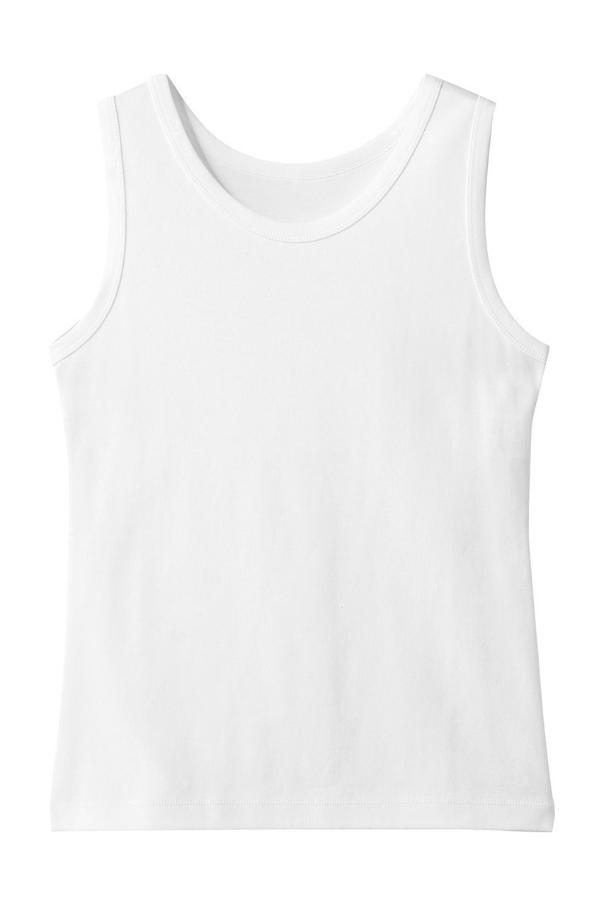 【アナイ/ANAYI】のプレミアムフライスタンクトップ インテリア・キッズ・メンズ・レディースファッション・服の通販 founy(ファニー) 　ファッション　Fashion　レディースファッション　Fashion for Women　トップス・カットソー　Cut & Sew Tops　キャミソール&ノースリーブ　Camisoles & Sleeveless Tops　シャツ・ブラウス・オフィスカジュアル　Elegant Blouses & Button-Ups　ロングTシャツ・Tシャツ　Longline T-Shirts & Tees　カットソー・ベーシックTシャツ　Cut-and-Sewn Tops / Stretch Tees & Basics　インナー　Innerwear　キャミソール　Camisole, Spaghetti Strap Top　シンプル　Simple, Minimal　タンク　Tank Top, Sleeveless Top　ベーシック　Basic, Essential　ホワイト|ID: prp329100004904560 ipo3291000000036713298