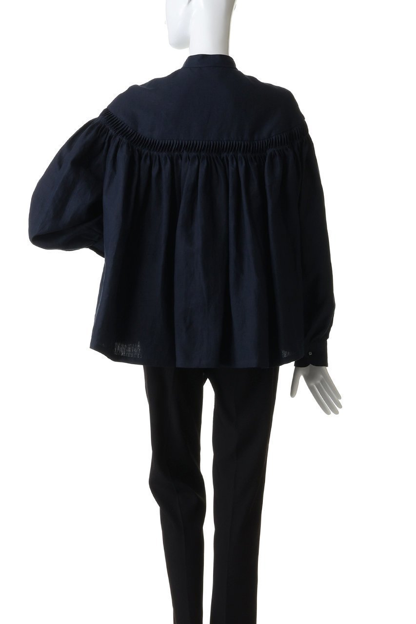 【サイ サイベーシックス/Scye SCYE BASICS】の60/1 Linen Cambric タックド ブラウス 人気、トレンドファッション・服の通販 founy(ファニー) 　ファッション　Fashion　レディースファッション　Fashion for Women　トップス・カットソー　Cut & Sew Tops　シャツ・ブラウス・オフィスカジュアル　Elegant Blouses & Button-Ups　スラックス　Slacks, Dress Pants　スリーブ　Sleeve, Long Sleeve / Short Sleeve　デニム　Denim, Jeans Material　フェミニン　Feminine, Girly　リネン　Linen, Linen Fabric　ロング　Long, Long-Length　other-4|ID: prp329100004904564 ipo3291000000036713334