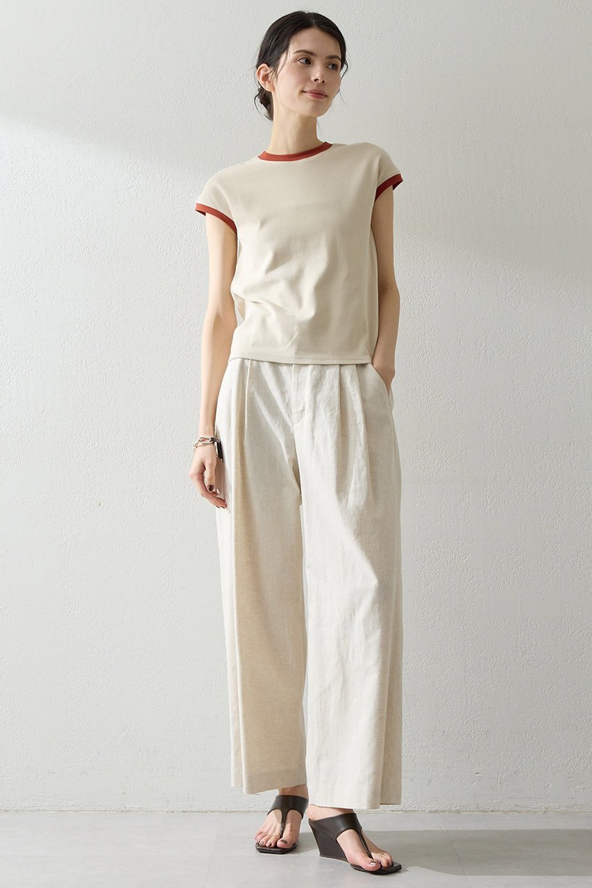 【ウィムガゼット/Whim Gazette】の【THE PAUSE】コットンリネンタックパンツ 人気、トレンドファッション・服の通販 founy(ファニー) ファッション Fashion レディースファッション Fashion for Women パンツ Pants & Trousers おすすめ Recommended / Our Picks シンプル Simple, Minimal スタイリッシュ Stylish, Fashionable セットアップ Set-Up, Coordinated Outfit ワイド Wide, Wide Fit 夏 Summer 定番 Standard, Basic Item 新作・新入荷 New Arrivals / New In 春 Spring S/S・春夏 SS, Spring/Summer, Warm Season other-5|ID: prp329100004904575 ipo3291000000036746695