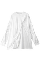 【エンフォルド/ENFOLD】のTWIST PULLOVER 人気、トレンドファッション・服の通販 founy(ファニー) ファッション Fashion レディースファッション Fashion for Women トップス・カットソー Cut & Sew Tops シャツ・ブラウス・オフィスカジュアル Elegant Blouses & Button-Ups カジュアルプルオーバー・ニットトップス Pullovers & Knit Tops / Casual Pullovers スリーブ Sleeve, Long Sleeve / Short Sleeve ベーシック Basic, Essential ロング Long, Long-Length 再入荷 Restock / Back in Stock thumbnail ホワイト|ID: prp329100004904587 ipo3291000000036713475