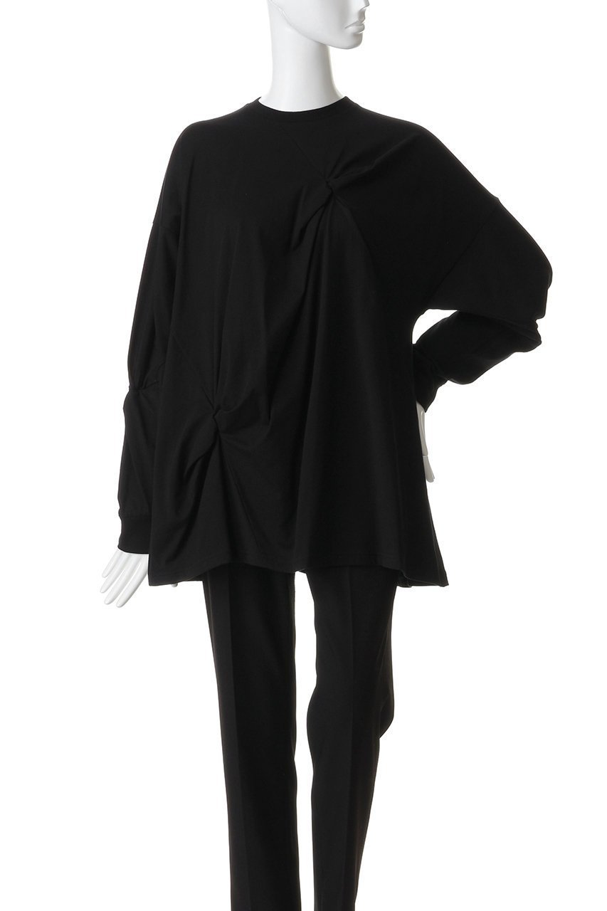 【エンフォルド/ENFOLD】のTWIST PULLOVER 人気、トレンドファッション・服の通販 founy(ファニー) 　ファッション　Fashion　レディースファッション　Fashion for Women　トップス・カットソー　Cut & Sew Tops　シャツ・ブラウス・オフィスカジュアル　Elegant Blouses & Button-Ups　カジュアルプルオーバー・ニットトップス　Pullovers & Knit Tops / Casual Pullovers　スリーブ　Sleeve, Long Sleeve / Short Sleeve　ベーシック　Basic, Essential　ロング　Long, Long-Length　再入荷　Restock / Back in Stock　other-2|ID: prp329100004904587 ipo3291000000036713477