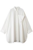 【エンフォルド/ENFOLD】のSUPER-WIDE BOX SHIRT 人気、トレンドファッション・服の通販 founy(ファニー) ファッション Fashion レディースファッション Fashion for Women トップス・カットソー Cut & Sew Tops シャツ・ブラウス・オフィスカジュアル Elegant Blouses & Button-Ups おすすめ Recommended / Our Picks シンプル Simple, Minimal スリーブ Sleeve, Long Sleeve / Short Sleeve ブロード Broadcloth, Fine Cotton ポケット Pocket, Pocket Detail ロング Long, Long-Length ワイド Wide, Wide Fit 羽織 Haori, Light Jacket thumbnail ホワイト|ID: prp329100004904589 ipo3291000000036713484