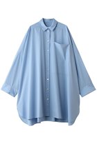 【エンフォルド/ENFOLD】のSUPER-WIDE BOX SHIRT 人気、トレンドファッション・服の通販 founy(ファニー) ファッション Fashion レディースファッション Fashion for Women トップス・カットソー Cut & Sew Tops シャツ・ブラウス・オフィスカジュアル Elegant Blouses & Button-Ups おすすめ Recommended / Our Picks シンプル Simple, Minimal スリーブ Sleeve, Long Sleeve / Short Sleeve ブロード Broadcloth, Fine Cotton ポケット Pocket, Pocket Detail ロング Long, Long-Length ワイド Wide, Wide Fit 羽織 Haori, Light Jacket thumbnail ライトブルー|ID: prp329100004904589 ipo3291000000036713486