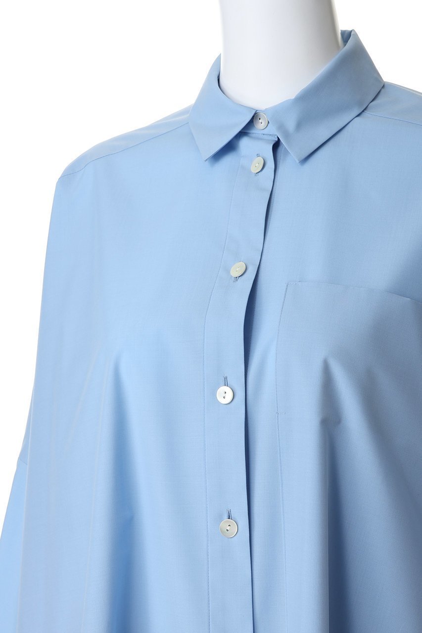 【エンフォルド/ENFOLD】のSUPER-WIDE BOX SHIRT 人気、トレンドファッション・服の通販 founy(ファニー) 　ファッション　Fashion　レディースファッション　Fashion for Women　トップス・カットソー　Cut & Sew Tops　シャツ・ブラウス・オフィスカジュアル　Elegant Blouses & Button-Ups　おすすめ　Recommended / Our Picks　シンプル　Simple, Minimal　スリーブ　Sleeve, Long Sleeve / Short Sleeve　ブロード　Broadcloth, Fine Cotton　ポケット　Pocket, Pocket Detail　ロング　Long, Long-Length　ワイド　Wide, Wide Fit　羽織　Haori, Light Jacket　other-5|ID: prp329100004904589 ipo3291000000036713493