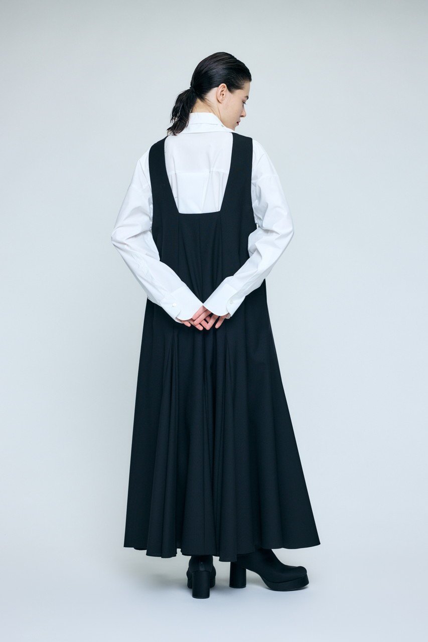 【エンフォルド/ENFOLD】のPANEL FLARE TANK-TOP DRESS 人気、トレンドファッション・服の通販 founy(ファニー) 　ファッション　Fashion　レディースファッション　Fashion for Women　ワンピース　Dresses　フォーマル・パーティードレス・結婚式用ドレス　Elegant & Casual Dresses　チュニック　Tunic Tops & Dresses　インナー　Innerwear　ジャケット　Jacket, Outerwear　タンク　Tank Top, Sleeveless Top　チュニック　Tunic, Long Top　ドレス　Dress, One-Piece　ハイネック　High Neck, Mock Neck　パターン　Pattern, Design Print　ベスト　Vest, Waistcoat　ロング　Long, Long-Length　エレガント 上品　Elegant　other-6|ID: prp329100004904594 ipo3291000000036713523