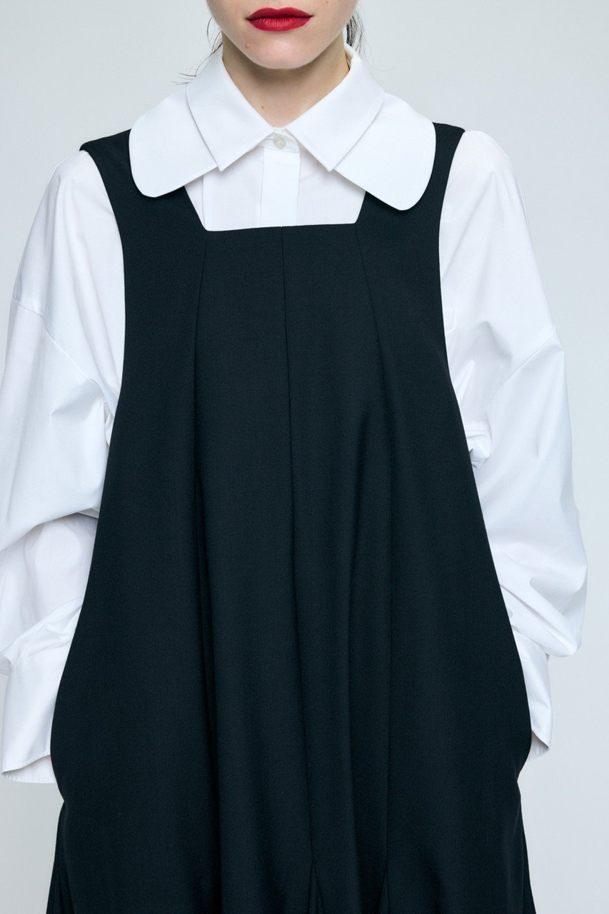 【エンフォルド/ENFOLD】のPANEL FLARE TANK-TOP DRESS 人気、トレンドファッション・服の通販 founy(ファニー) 　ファッション　Fashion　レディースファッション　Fashion for Women　ワンピース　Dresses　フォーマル・パーティードレス・結婚式用ドレス　Elegant & Casual Dresses　チュニック　Tunic Tops & Dresses　インナー　Innerwear　ジャケット　Jacket, Outerwear　タンク　Tank Top, Sleeveless Top　チュニック　Tunic, Long Top　ドレス　Dress, One-Piece　ハイネック　High Neck, Mock Neck　パターン　Pattern, Design Print　ベスト　Vest, Waistcoat　ロング　Long, Long-Length　エレガント 上品　Elegant　other-7|ID: prp329100004904594 ipo3291000000036713524