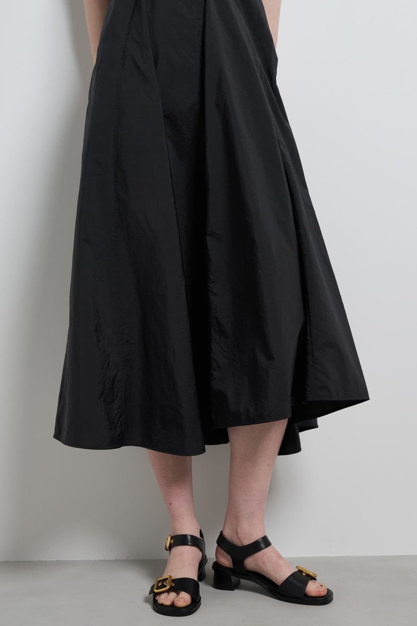 【ランバン オン ブルー/LANVIN en Bleu】のエスカルゴフレアワンピース 人気、トレンドファッション・服の通販 founy(ファニー) 　ファッション　Fashion　レディースファッション　Fashion for Women　ワンピース　Dresses　チュニック　Tunic Tops & Dresses　アンダー　Underwear Essentials　軽量　Lightweight, Ultra Light　サマー　Summer, Summer Style　シアー　Sheer, See-Through　シルク　Silk, 100% Silk　ストライプ　Stripe, Striped Pattern　タフタ　Taffeta, Structured Fabric　チュニック　Tunic, Long Top　ドレス　Dress, One-Piece　なめらか　Smooth, Silky Texture　パターン　Pattern, Design Print　ファブリック　Fabric, Textile　フレア　Flare, Flared　無地　Plain, Solid Color　リゾート　Resort, Vacation Style　リラックス　Relax, Relaxed Fit　ロング　Long, Long-Length　夏　Summer　旅行　Travel　エレガント 上品　Elegant　other-6|ID: prp329100004904600 ipo3291000000036733350