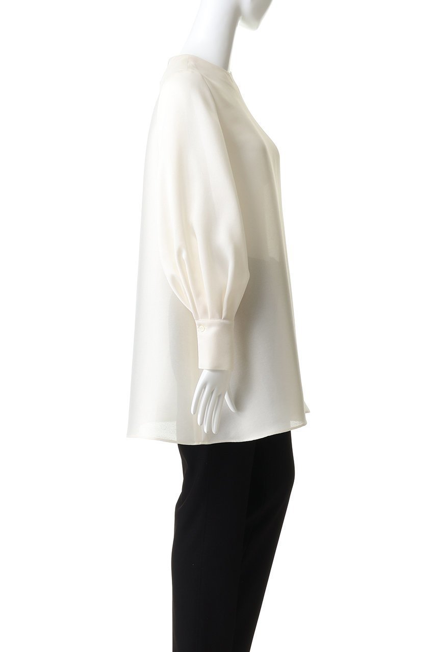 【エムフィル/M Fil】のシルキーWクロス ロングブラウス 人気、トレンドファッション・服の通販 founy(ファニー) 　ファッション　Fashion　レディースファッション　Fashion for Women　トップス・カットソー　Cut & Sew Tops　シャツ・ブラウス・オフィスカジュアル　Elegant Blouses & Button-Ups　エアリー　Airy Texture　カフス　Cuff Design　シルク　Silk, 100% Silk　スリーブ　Sleeve, Long Sleeve / Short Sleeve　フォルム　Silhouette, Form　ランダム　Random, Irregular　ロング　Long, Long-Length　other-3|ID: prp329100004904608 ipo3291000000036733365
