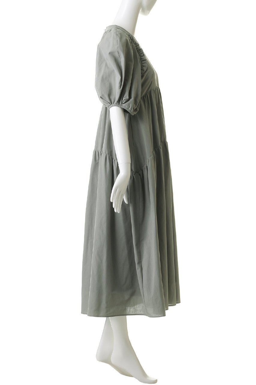 【クラネ/CLANE】のBUBBLE FRILL ONEPIECE ワンピース 人気、トレンドファッション・服の通販 founy(ファニー) 　ファッション　Fashion　レディースファッション　Fashion for Women　ワンピース　Dresses　チュニック　Tunic Tops & Dresses　スリーブ　Sleeve, Long Sleeve / Short Sleeve　チュニック　Tunic, Long Top　バルーン　Balloon, Balloon Silhouette　パーティ　Party, Party Style　フリル　Frill, Ruffle　ロング　Long, Long-Length　other-3|ID: prp329100004904635 ipo3291000000036733373