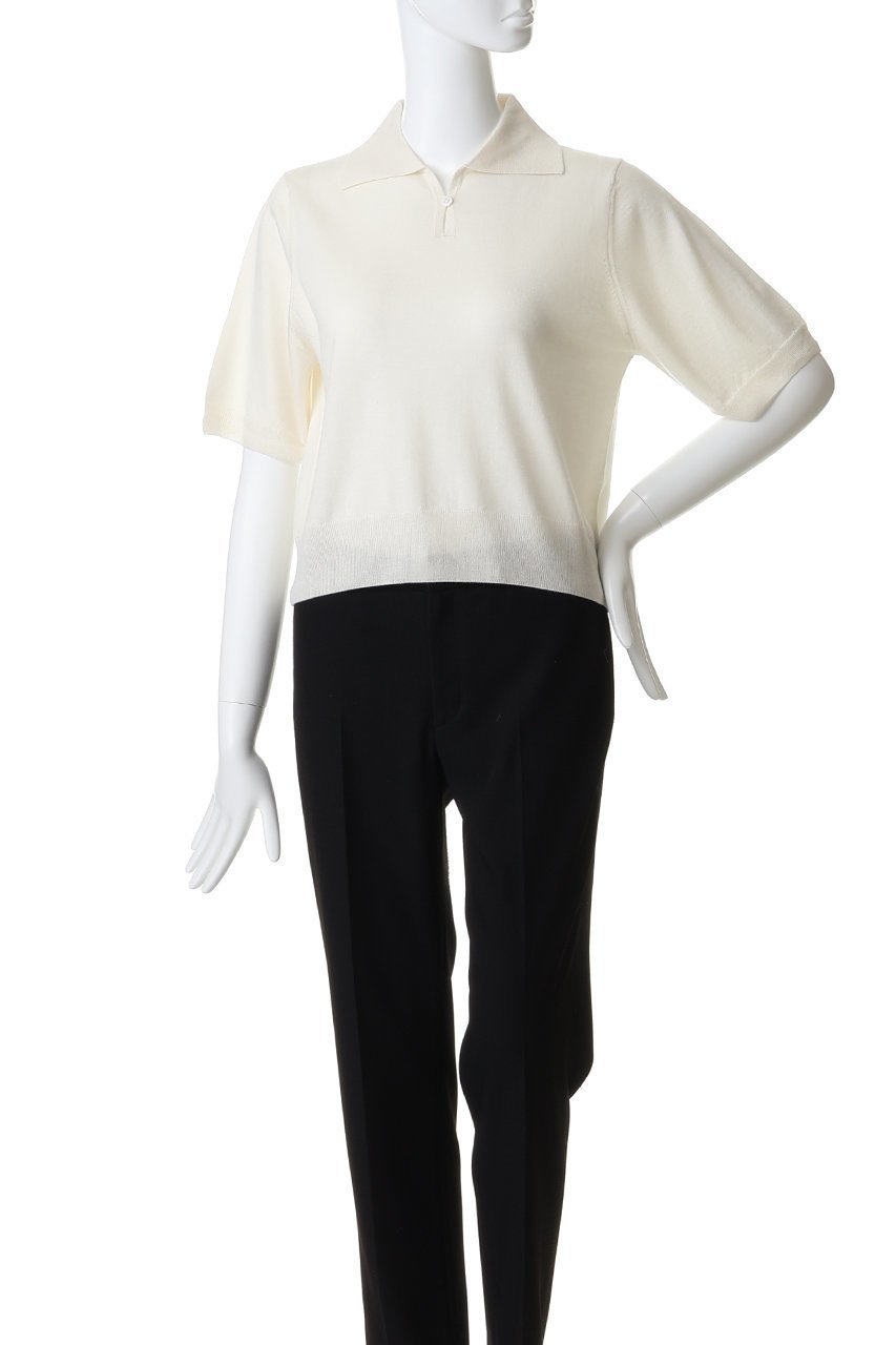 【フジ/FUJI】のSILK CASHMERE S/S SKIPPER POLO 人気、トレンドファッション・服の通販 founy(ファニー) ファッション Fashion レディースファッション Fashion for Women トップス・カットソー Cut & Sew Tops シャツ・ブラウス・オフィスカジュアル Elegant Blouses & Button-Ups ロングTシャツ・Tシャツ Longline T-Shirts & Tees カットソー・ベーシックTシャツ Cut-and-Sewn Tops / Stretch Tees & Basics ショート Short, Short Length シルク Silk, 100% Silk スキッパー Skipper, Open Collar スリーブ Sleeve, Long Sleeve / Short Sleeve 夏 Summer S/S・春夏 SS, Spring/Summer, Warm Season other-2|ID: prp329100004904642 ipo3291000000036713868