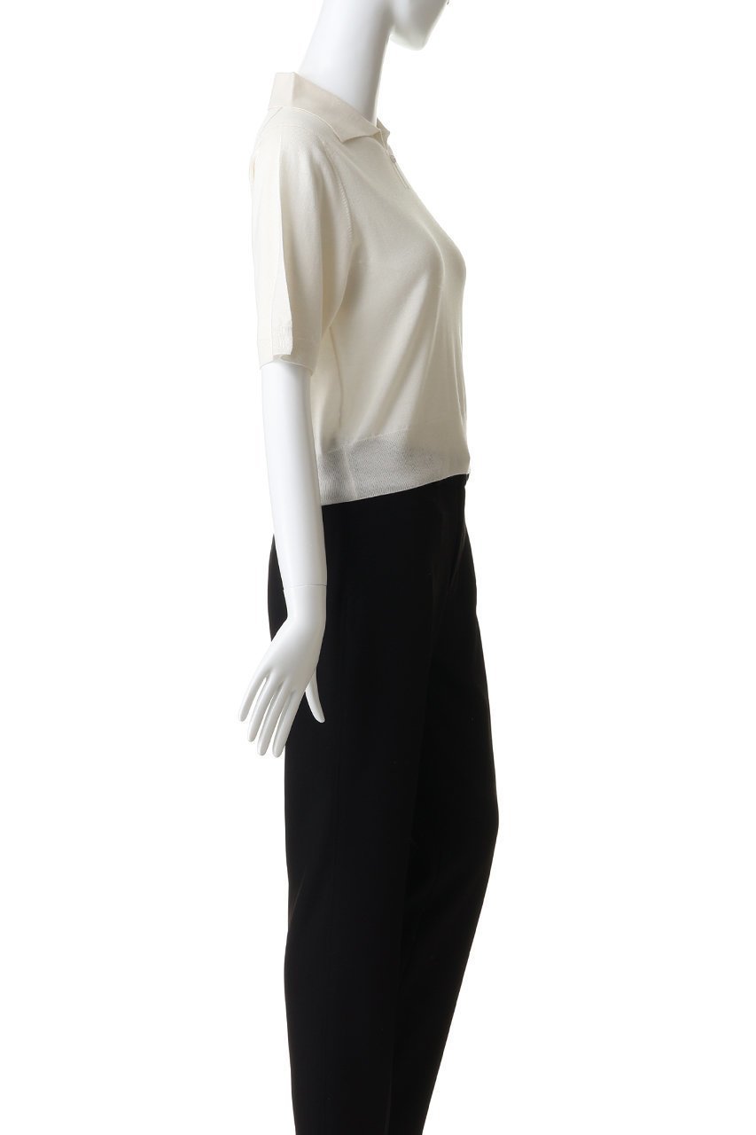 【フジ/FUJI】のSILK CASHMERE S/S SKIPPER POLO 人気、トレンドファッション・服の通販 founy(ファニー) ファッション Fashion レディースファッション Fashion for Women トップス・カットソー Cut & Sew Tops シャツ・ブラウス・オフィスカジュアル Elegant Blouses & Button-Ups ロングTシャツ・Tシャツ Longline T-Shirts & Tees カットソー・ベーシックTシャツ Cut-and-Sewn Tops / Stretch Tees & Basics ショート Short, Short Length シルク Silk, 100% Silk スキッパー Skipper, Open Collar スリーブ Sleeve, Long Sleeve / Short Sleeve 夏 Summer S/S・春夏 SS, Spring/Summer, Warm Season other-3|ID: prp329100004904642 ipo3291000000036713869