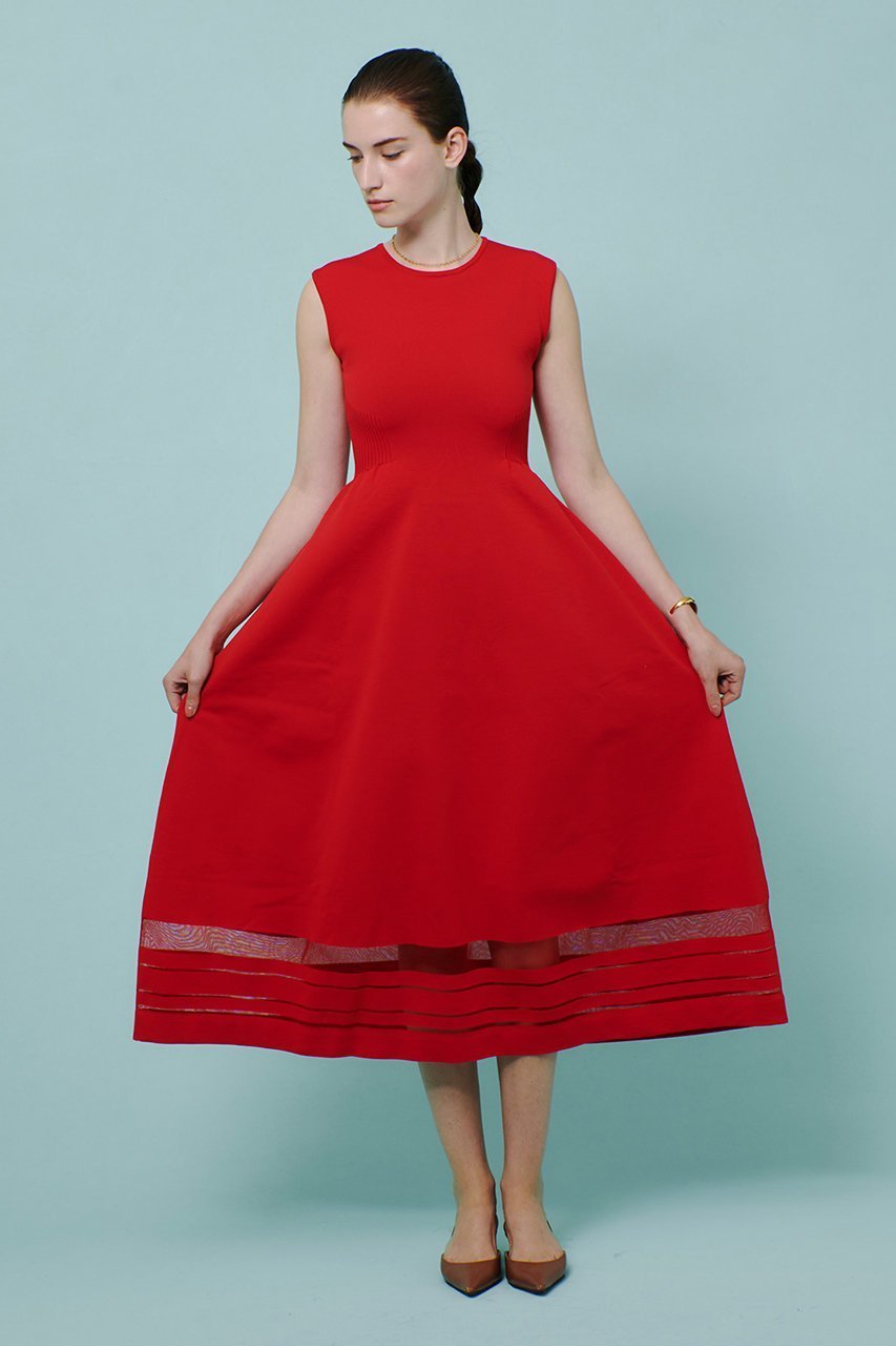 【アルアバイル/allureville】のウエストマークリブワンピース A 人気、トレンドファッション・服の通販 founy(ファニー) 　ファッション　Fashion　レディースファッション　Fashion for Women　ワンピース　Dresses　チュニック　Tunic Tops & Dresses　シアー　Sheer, See-Through　チュニック　Tunic, Long Top　パーティ　Party, Party Style　ボーダー　Border, Stripe　レース　Lace, Lace Fabric　ロング　Long, Long-Length　夏　Summer　other-7|ID: prp329100004904653 ipo3291000000036713955