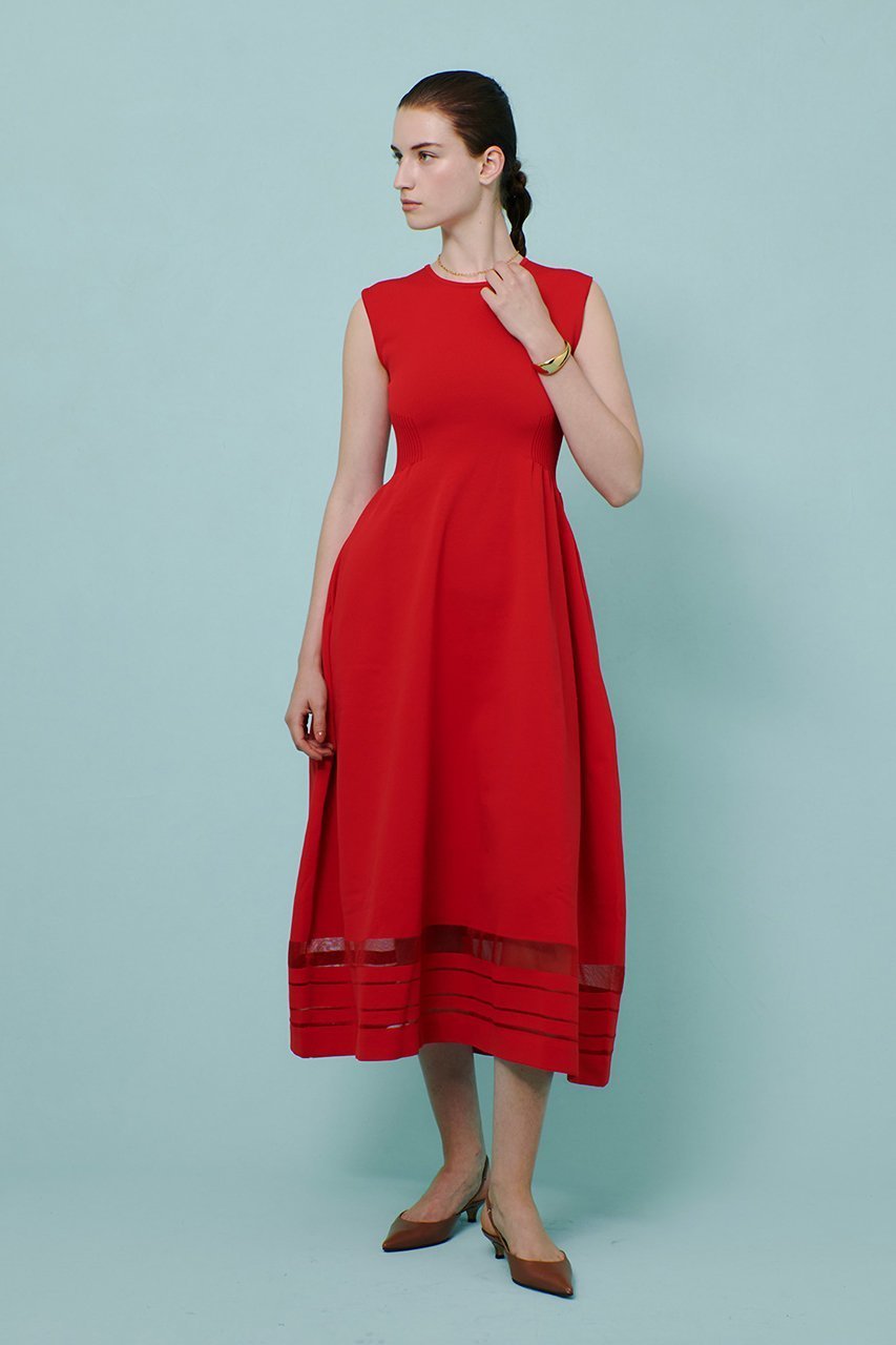 【アルアバイル/allureville】のウエストマークリブワンピース A 人気、トレンドファッション・服の通販 founy(ファニー) 　ファッション　Fashion　レディースファッション　Fashion for Women　ワンピース　Dresses　チュニック　Tunic Tops & Dresses　シアー　Sheer, See-Through　チュニック　Tunic, Long Top　パーティ　Party, Party Style　ボーダー　Border, Stripe　レース　Lace, Lace Fabric　ロング　Long, Long-Length　夏　Summer　other-8|ID: prp329100004904653 ipo3291000000036713956