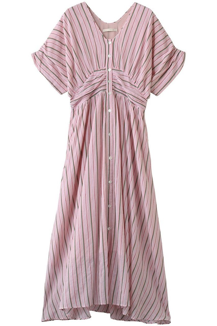 【ヌキテパ/NE QUITTEZ PAS】のCotton Voile Stripe ウエスト ギャザードレス インテリア・キッズ・メンズ・レディースファッション・服の通販 founy(ファウニー) https://founy.com/ ファッション Fashion レディースファッション Fashion for Women ワンピース Dresses フォーマル・パーティードレス・結婚式用ドレス Elegant & Casual Dresses チュニック Tunic Tops & Dresses ギャザー Gathered, Ruffled サンダル Sandals, Summer Shoes ジュエリー Jewelry, Accessories ストライプ Stripe, Striped Pattern チュニック Tunic, Long Top ドレス Dress, One-Piece フラット Flat, Flat Shoes モダン Modern, Contemporary リゾート Resort, Vacation Style ロング Long, Long-Length 再入荷 Restock / Back in Stock |ID: prp329100004904666 ipo3291000000036714056