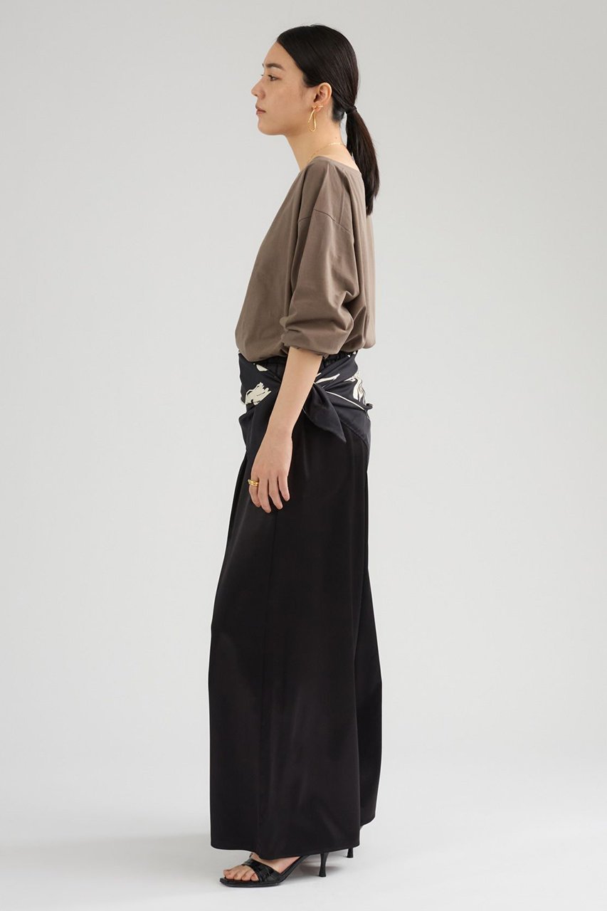 【カオス/Chaos】のクロスコットンカットソー 人気、トレンドファッション・服の通販 founy(ファニー) 　ファッション　Fashion　レディースファッション　Fashion for Women　トップス・カットソー　Cut & Sew Tops　シャツ・ブラウス・オフィスカジュアル　Elegant Blouses & Button-Ups　ロングTシャツ・Tシャツ　Longline T-Shirts & Tees　カットソー・ベーシックTシャツ　Cut-and-Sewn Tops / Stretch Tees & Basics　春　Spring　カットソー　Cut and Sewn Top　コクーン　Cocoon, Cocoon Silhouette　シンプル　Simple, Minimal　スリーブ　Sleeve, Long Sleeve / Short Sleeve　ロング　Long, Long-Length　夏　Summer　エレガント 上品　Elegant　other-5|ID: prp329100004904671 ipo3291000000036714108