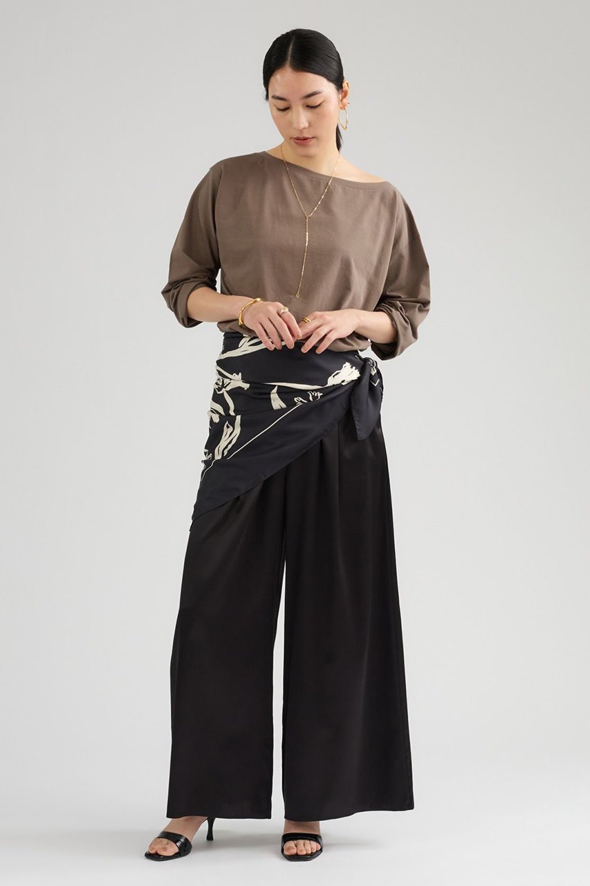 【カオス/Chaos】のクロスコットンカットソー 人気、トレンドファッション・服の通販 founy(ファニー) 　ファッション　Fashion　レディースファッション　Fashion for Women　トップス・カットソー　Cut & Sew Tops　シャツ・ブラウス・オフィスカジュアル　Elegant Blouses & Button-Ups　ロングTシャツ・Tシャツ　Longline T-Shirts & Tees　カットソー・ベーシックTシャツ　Cut-and-Sewn Tops / Stretch Tees & Basics　春　Spring　カットソー　Cut and Sewn Top　コクーン　Cocoon, Cocoon Silhouette　シンプル　Simple, Minimal　スリーブ　Sleeve, Long Sleeve / Short Sleeve　ロング　Long, Long-Length　夏　Summer　エレガント 上品　Elegant　other-6|ID: prp329100004904671 ipo3291000000036714109