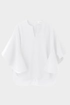 【ル フィル/LE PHIL】の2WAYツイルフレアブラウス 人気、トレンドファッション・服の通販 founy(ファニー) ファッション Fashion レディースファッション Fashion for Women トップス・カットソー Cut & Sew Tops シャツ・ブラウス・オフィスカジュアル Elegant Blouses & Button-Ups おすすめ Recommended / Our Picks ショート Short, Short Length スリーブ Sleeve, Long Sleeve / Short Sleeve セットアップ Set-Up, Coordinated Outfit フェミニン Feminine, Girly フォーマル Formal, Dressy フレア Flare, Flared エレガント 上品 Elegant thumbnail ホワイト|ID: prp329100004904682 ipo3291000000036714233