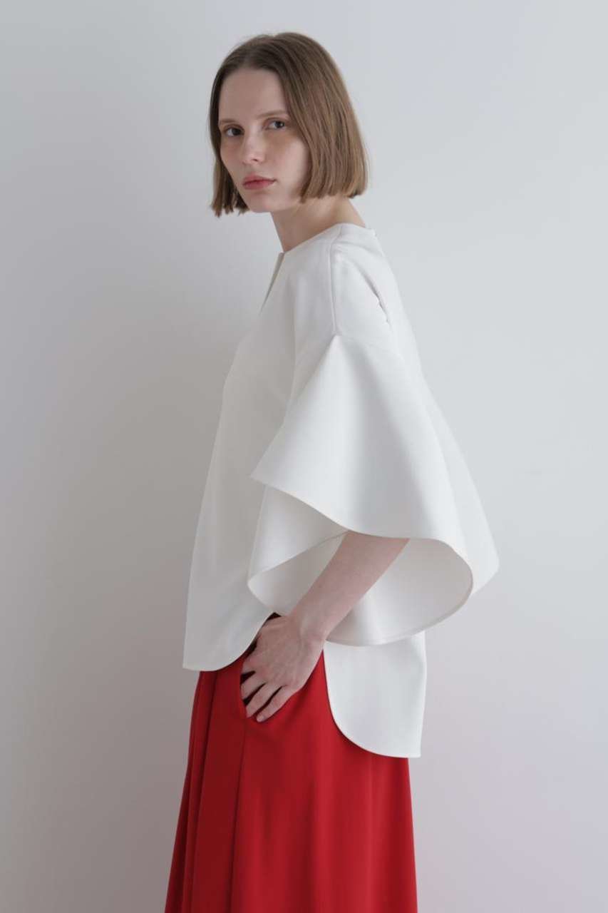 【ル フィル/LE PHIL】の2WAYツイルフレアブラウス 人気、トレンドファッション・服の通販 founy(ファニー) 　ファッション　Fashion　レディースファッション　Fashion for Women　トップス・カットソー　Cut & Sew Tops　シャツ・ブラウス・オフィスカジュアル　Elegant Blouses & Button-Ups　おすすめ　Recommended / Our Picks　ショート　Short, Short Length　スリーブ　Sleeve, Long Sleeve / Short Sleeve　セットアップ　Set-Up, Coordinated Outfit　フェミニン　Feminine, Girly　フォーマル　Formal, Dressy　フレア　Flare, Flared　エレガント 上品　Elegant　other-5|ID: prp329100004904682 ipo3291000000036714237