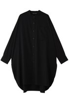 【ミズイロ インド/mizuiro ind】のT/R band collar long shirt シャツ black|ID: prp329100004904685 ipo3291000000036714261