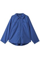 【ミズイロ インド/mizuiro ind】のzip shirt シャツ 人気、トレンドファッション・服の通販 founy(ファニー) ファッション Fashion レディースファッション Fashion for Women トップス・カットソー Cut & Sew Tops シャツ・ブラウス・オフィスカジュアル Elegant Blouses & Button-Ups スラックス Slacks, Dress Pants スリーブ Sleeve, Long Sleeve / Short Sleeve デニム Denim, Jeans Material ポケット Pocket, Pocket Detail ロング Long, Long-Length ワーク Workwear, Utility Style thumbnail blue|ID: prp329100004904686 ipo3291000000036714269