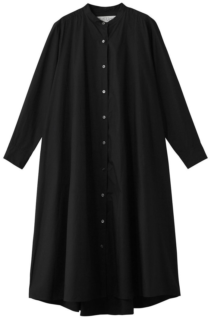 【ミディウミ/MidiUmi】のA line band collar shirt OP ワンピース インテリア・キッズ・メンズ・レディースファッション・服の通販 founy(ファニー) https://founy.com/ ファッション Fashion レディースファッション Fashion for Women ワンピース Dresses チュニック Tunic Tops & Dresses タイプライター Typewriter Fabric, Crisp Cotton チュニック Tunic, Long Top フレア Flare, Flared ロング Long, Long-Length エレガント 上品 Elegant |ID: prp329100004904688 ipo3291000000036714283