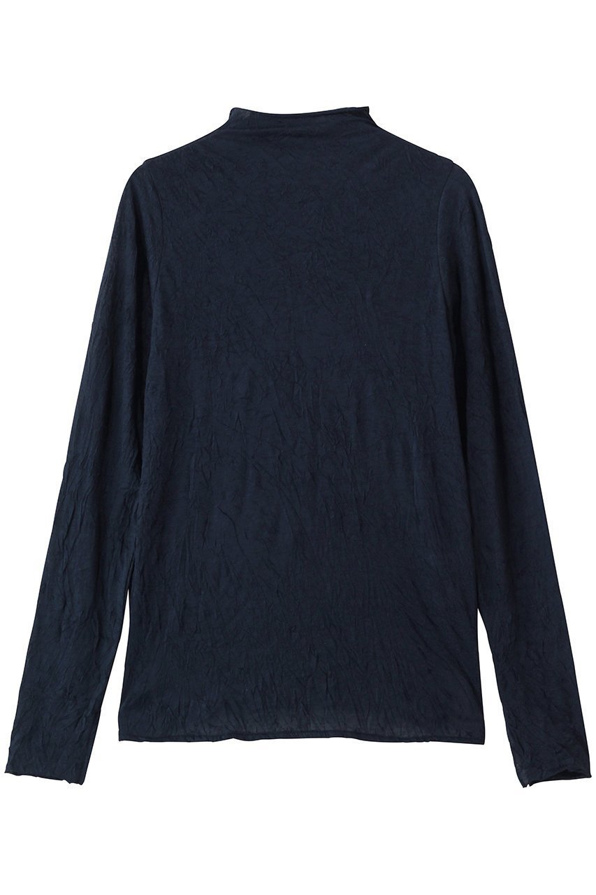 【ミディウミソリッド/MIDIUMISOLID】のsheer high neck inner.S インナー インテリア・キッズ・メンズ・レディースファッション・服の通販 founy(ファニー) 　ファッション　Fashion　レディースファッション　Fashion for Women　トップス・カットソー　Cut & Sew Tops　シャツ・ブラウス・オフィスカジュアル　Elegant Blouses & Button-Ups　ロングTシャツ・Tシャツ　Longline T-Shirts & Tees　カットソー・ベーシックTシャツ　Cut-and-Sewn Tops / Stretch Tees & Basics　インナー　Innerwear　シアー　Sheer, See-Through　スリット　Slit, Slit Detail　スリーブ　Sleeve, Long Sleeve / Short Sleeve　ハイネック　High Neck, Mock Neck　ロング　Long, Long-Length　エレガント 上品　Elegant　navy|ID: prp329100004904691 ipo3291000000036714318