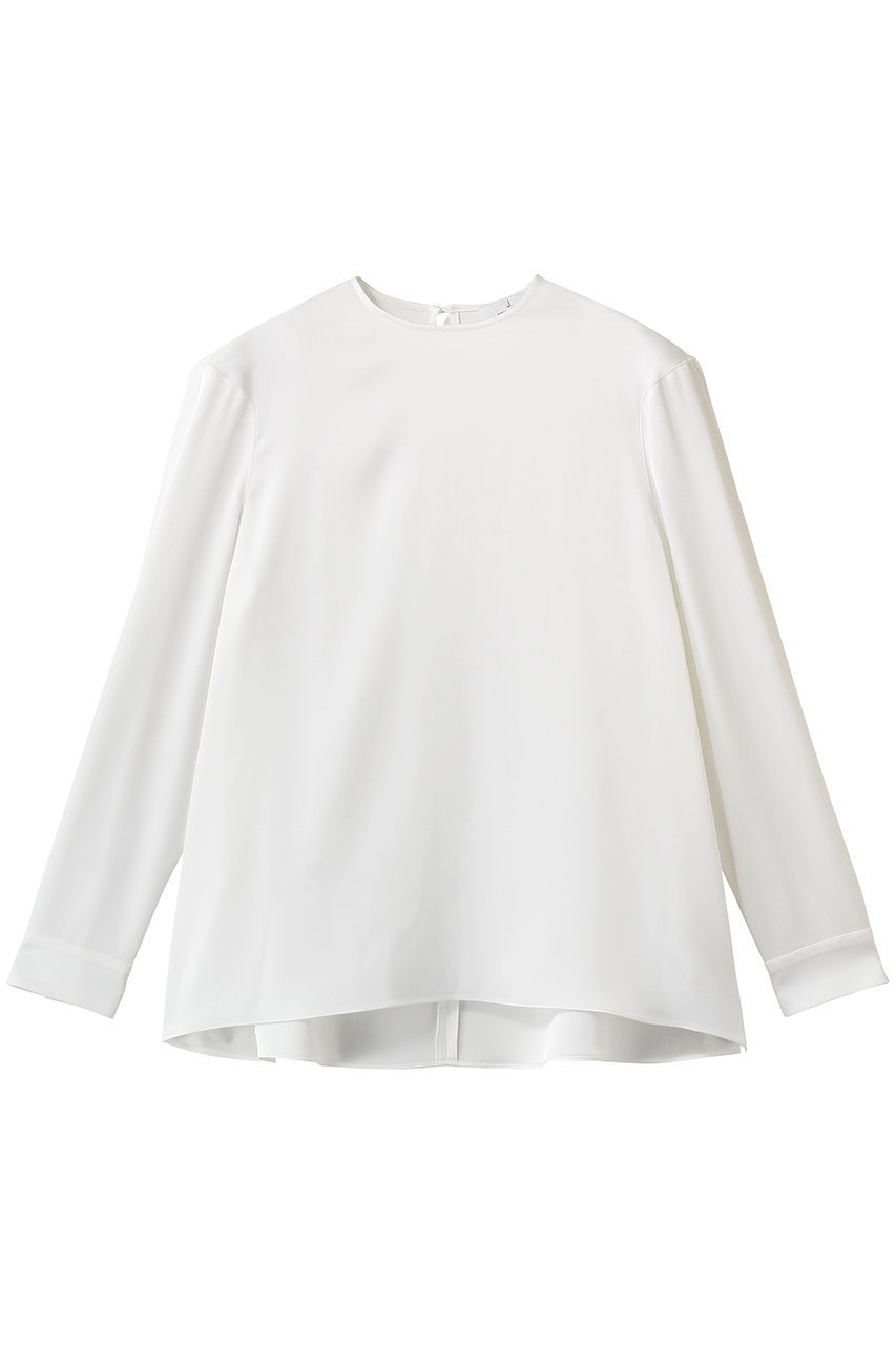 【ジェイドット/j.】のダブルサテン Tブラウス 人気、トレンドファッション・服の通販 founy(ファニー) 　ファッション　Fashion　レディースファッション　Fashion for Women　トップス・カットソー　Cut & Sew Tops　シャツ・ブラウス・オフィスカジュアル　Elegant Blouses & Button-Ups　オケージョン　Occasion Wear　サテン　Satin, Glossy Fabric　スリーブ　Sleeve, Long Sleeve / Short Sleeve　ダブル　Double, Double-Breasted　パーティ　Party, Party Style　フレア　Flare, Flared　リュクス　Luxury, Elegant, High-End, Chic　ロング　Long, Long-Length　 other-1|ID: prp329100004904700 ipo3291000000036714429