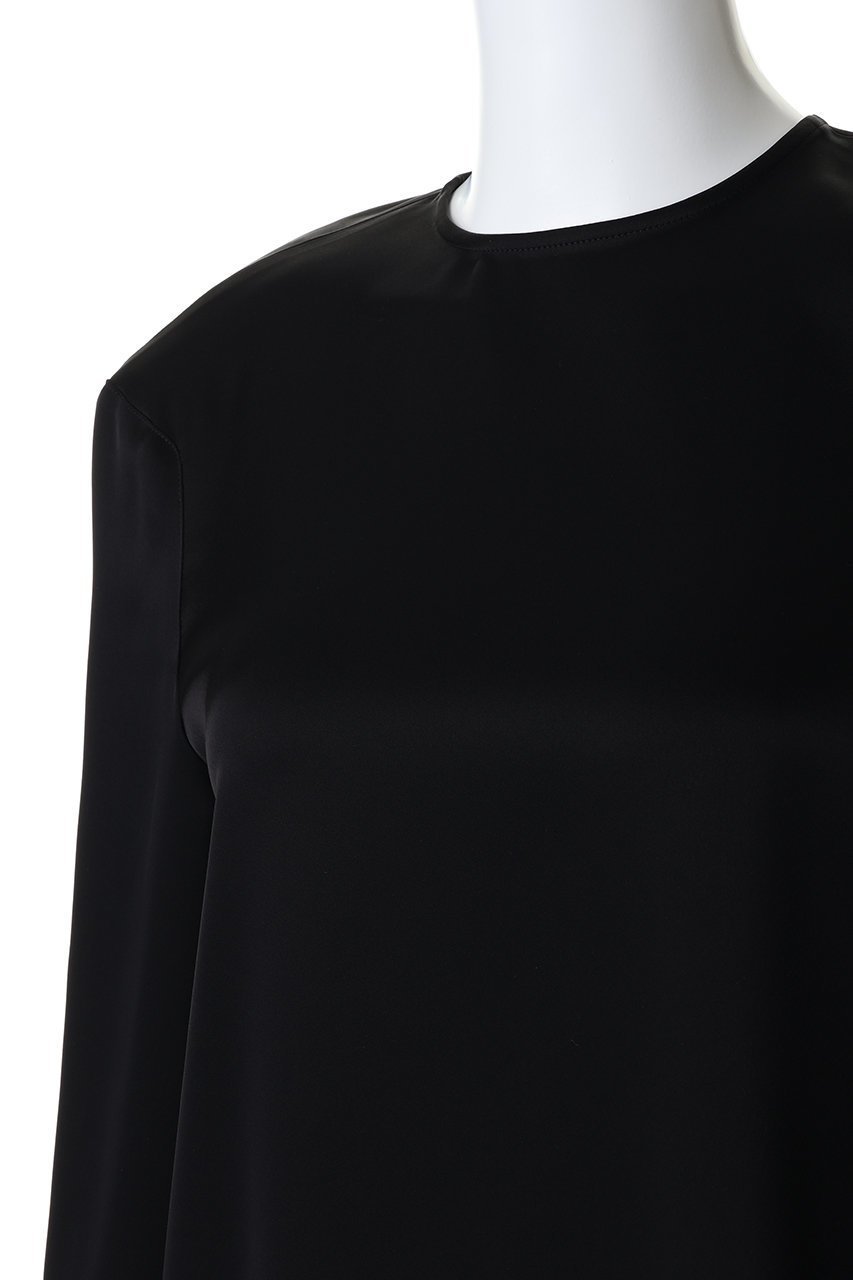 【ジェイドット/j.】のダブルサテン Tブラウス 人気、トレンドファッション・服の通販 founy(ファニー) 　ファッション　Fashion　レディースファッション　Fashion for Women　トップス・カットソー　Cut & Sew Tops　シャツ・ブラウス・オフィスカジュアル　Elegant Blouses & Button-Ups　オケージョン　Occasion Wear　サテン　Satin, Glossy Fabric　スリーブ　Sleeve, Long Sleeve / Short Sleeve　ダブル　Double, Double-Breasted　パーティ　Party, Party Style　フレア　Flare, Flared　リュクス　Luxury, Elegant, High-End, Chic　ロング　Long, Long-Length　other-5|ID: prp329100004904700 ipo3291000000036714435