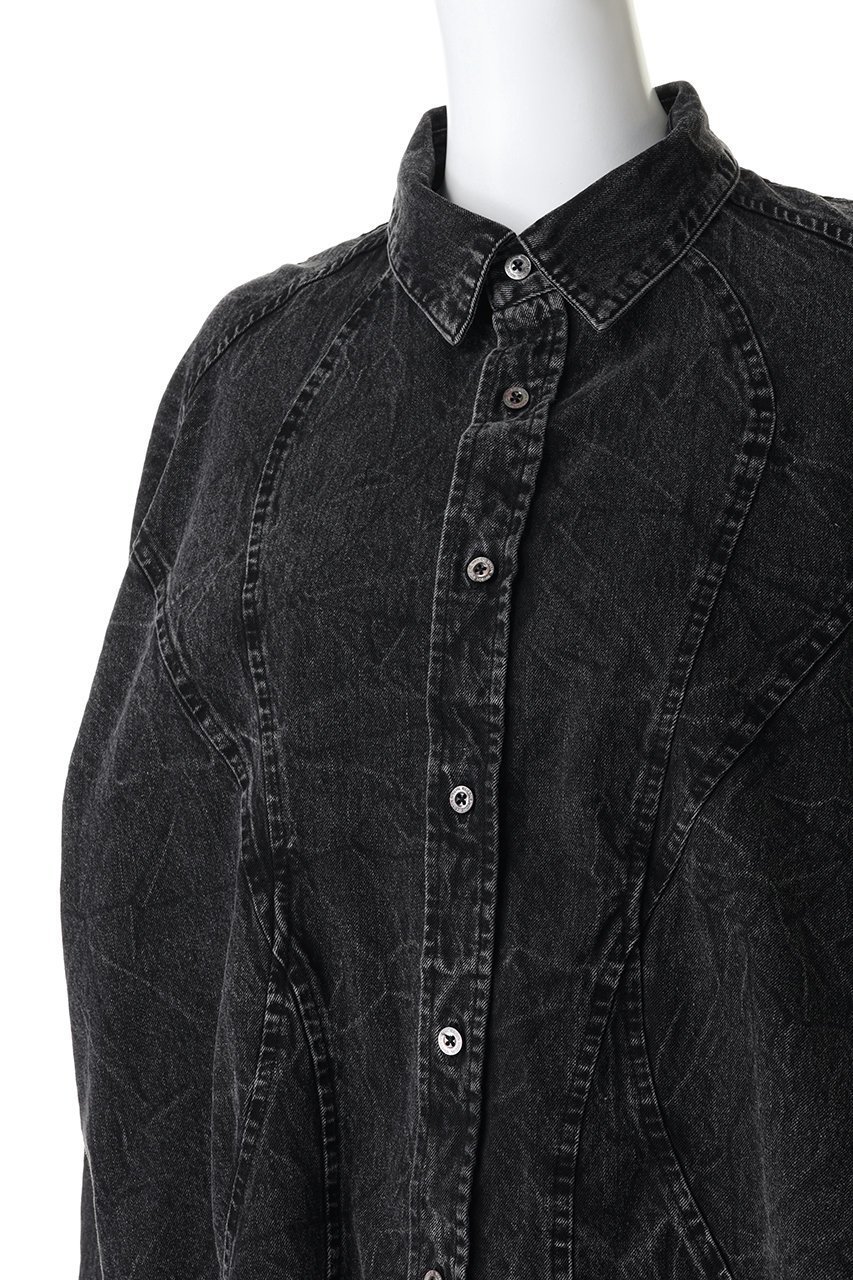 【メゾンスペシャル/MAISON SPECIAL】の【UNISEX】デニム カーブ切替シャツブルゾン 人気、トレンドファッション・服の通販 founy(ファニー) ファッション Fashion レディースファッション Fashion for Women アウター Coat / Outerwear Collection ブルゾンジャケット・スポーティアウター Blouson Jackets トップス・カットソー Cut & Sew Tops シャツ・ブラウス・オフィスカジュアル Elegant Blouses & Button-Ups ユニセックス Unisex, Genderless ショルダー Shoulder, Shoulder Strap スリーブ Sleeve, Long Sleeve / Short Sleeve デニム Denim, Jeans Material ドロップ Drop Shoulder, Dropped Style ブルゾン Blouson, Bomber Jacket ロング Long, Long-Length 切替 Switching, Contrast Panel other-5|ID: prp329100004904701 ipo3291000000036714453