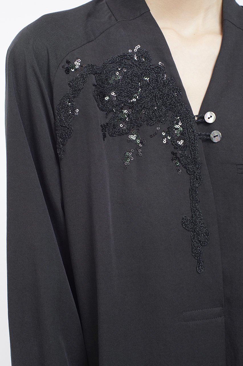 【ミューラル/MURRAL】のVeil エンブロイダード ドレス 人気、トレンドファッション・服の通販 founy(ファニー) 　ファッション　Fashion　レディースファッション　Fashion for Women　ワンピース　Dresses　フォーマル・パーティードレス・結婚式用ドレス　Elegant & Casual Dresses　チュニック　Tunic Tops & Dresses　オケージョン　Occasion Wear　クラシカル　Classical, Vintage-Inspired　スパンコール　Sequins, Sequin Embellishment　チュニック　Tunic, Long Top　ドレス　Dress, One-Piece　ドレープ　Drape, Draping Fabric　モチーフ　Motif, Design Theme　ロング　Long, Long-Length　other-7|ID: prp329100004904709 ipo3291000000036746728