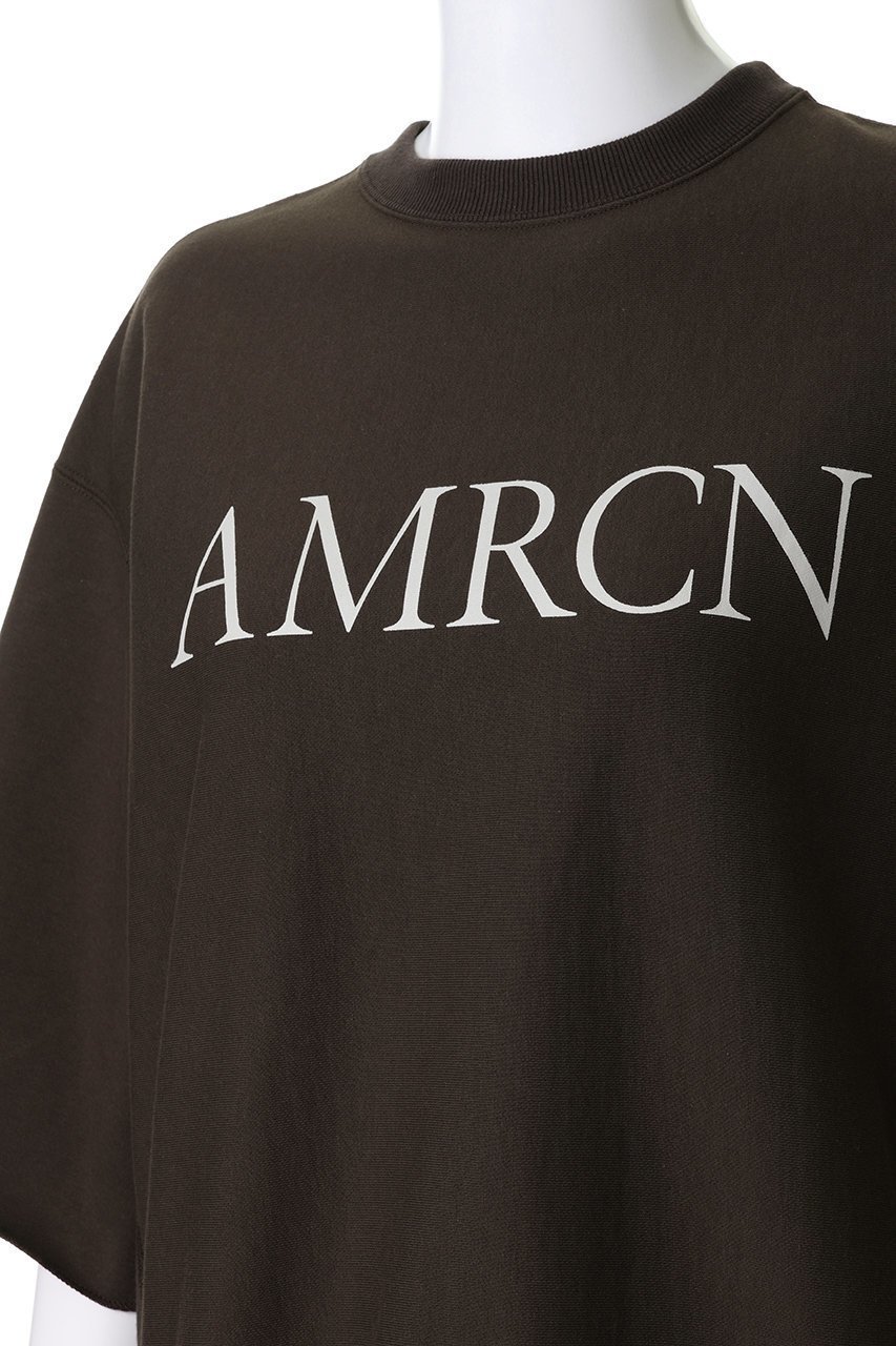 【アメリカーナ/Americana】の【ELLE SHOP限定】ハーフスリーブスウェット 人気、トレンドファッション・服の通販 founy(ファニー) 　ファッション　Fashion　レディースファッション　Fashion for Women　トップス・カットソー　Cut & Sew Tops　シャツ・ブラウス・オフィスカジュアル　Elegant Blouses & Button-Ups　レディースパーカー・カジュアルフーディー　Casual Hoodies & Sweatshirts　ロングTシャツ・Tシャツ　Longline T-Shirts & Tees　スウェット・クルーネックトップス　Sweatshirts & Crewnecks / Relaxed Fit Sweat Tops　カットソー・ベーシックTシャツ　Cut-and-Sewn Tops / Stretch Tees & Basics　おすすめ　Recommended / Our Picks　ショート　Short, Short Length　スリーブ　Sleeve, Long Sleeve / Short Sleeve　デニム　Denim, Jeans Material　バランス　Balance, Style Balance　フォルム　Silhouette, Form　フレア　Flare, Flared　プリーツ　Pleats, Pleated　ワイド　Wide, Wide Fit　other-5|ID: prp329100004904710 ipo3291000000036714584