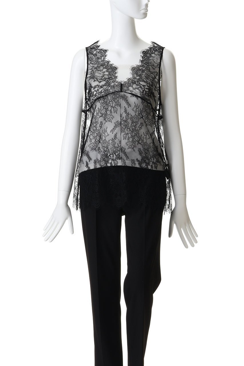 【カオス/Chaos】のマチュータンク 人気、トレンドファッション・服の通販 founy(ファニー) 　ファッション　Fashion　レディースファッション　Fashion for Women　トップス・カットソー　Cut & Sew Tops　キャミソール&ノースリーブ　Camisoles & Sleeveless Tops　シャツ・ブラウス・オフィスカジュアル　Elegant Blouses & Button-Ups　ロングTシャツ・Tシャツ　Longline T-Shirts & Tees　カットソー・ベーシックTシャツ　Cut-and-Sewn Tops / Stretch Tees & Basics　インナー　Innerwear　キャミソール　Camisole, Spaghetti Strap Top　スカラップ　Scallop, Scalloped Edge　タンク　Tank Top, Sleeveless Top　モチーフ　Motif, Design Theme　レース　Lace, Lace Fabric　other-2|ID: prp329100004904713 ipo3291000000036733413